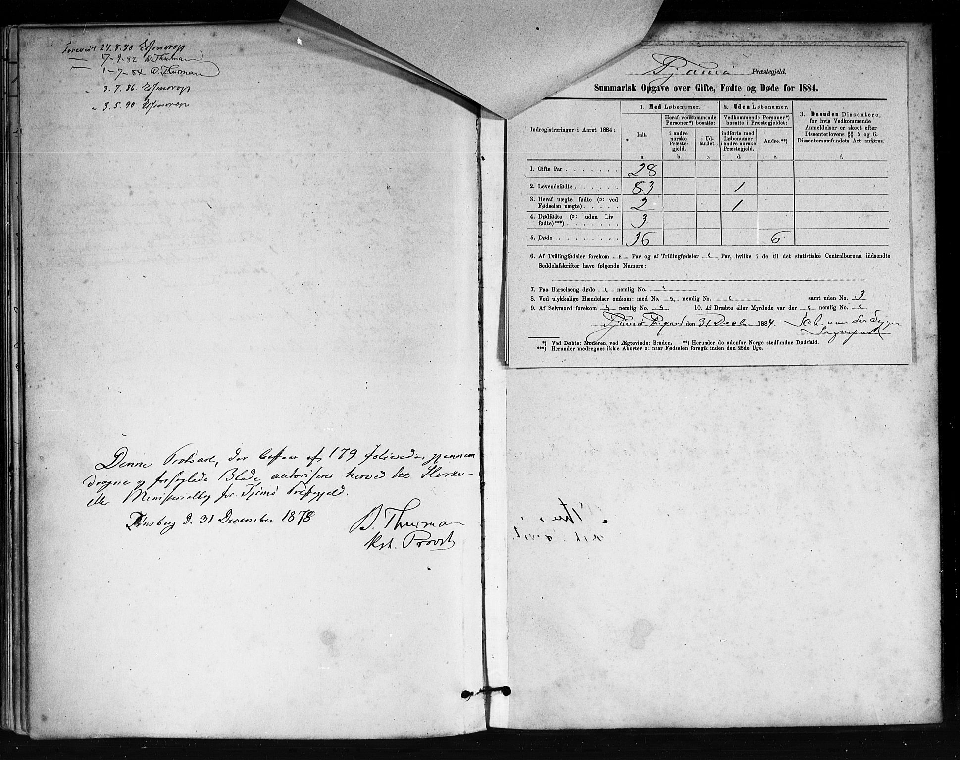 Tjøme kirkebøker, AV/SAKO-A-328/F/Fa/L0001: Parish register (official) no. I 1, 1879-1890