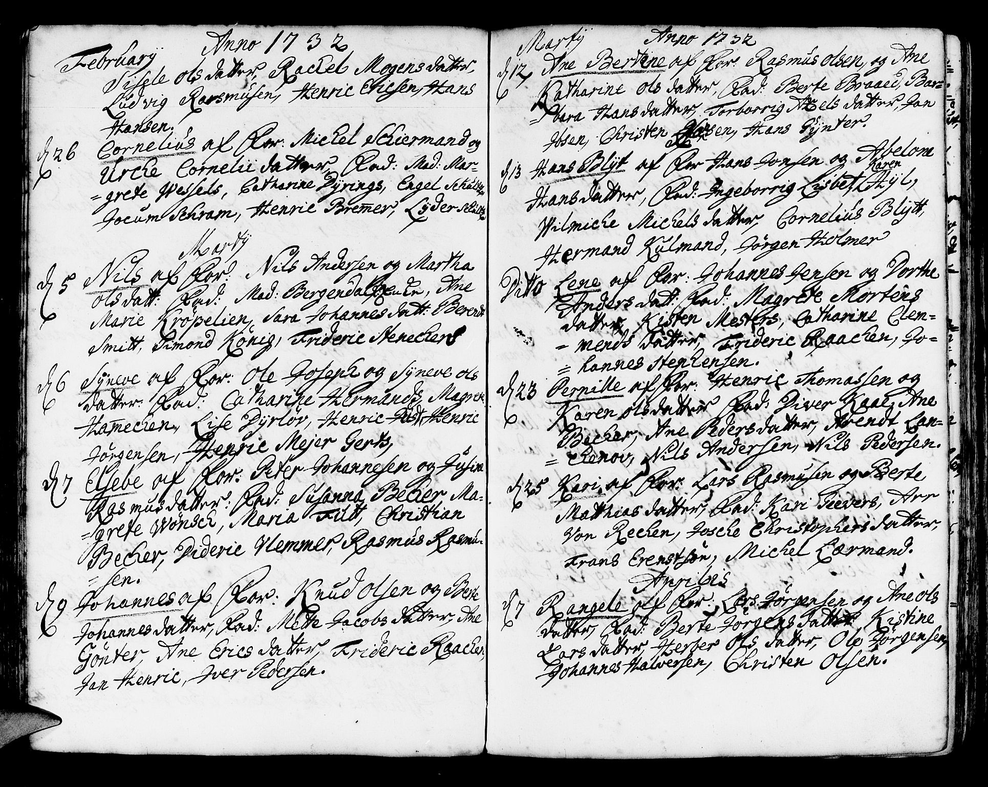 Korskirken sokneprestembete, SAB/A-76101/H/Haa/L0004: Parish register (official) no. A 4, 1720-1750, p. 109
