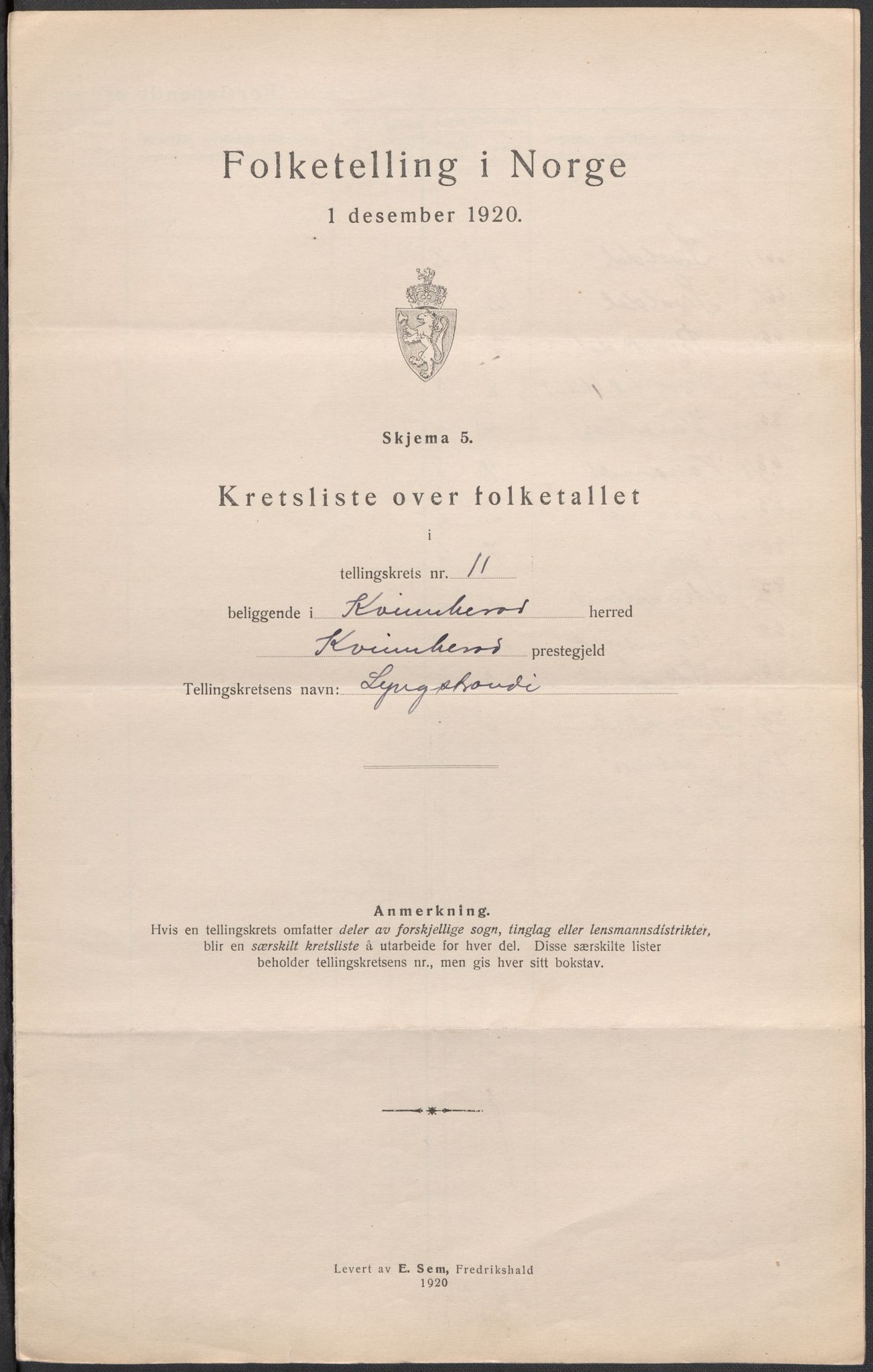 SAB, 1920 census for Kvinnherad, 1920, p. 34