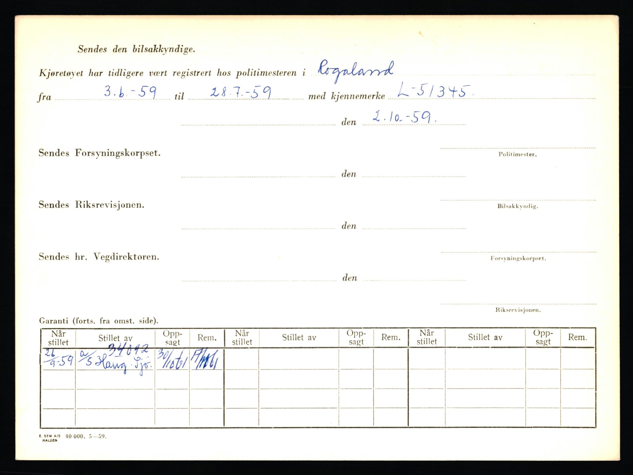 Stavanger trafikkstasjon, AV/SAST-A-101942/0/F/L0033: L-18150 - L-18599, 1930-1971, p. 854