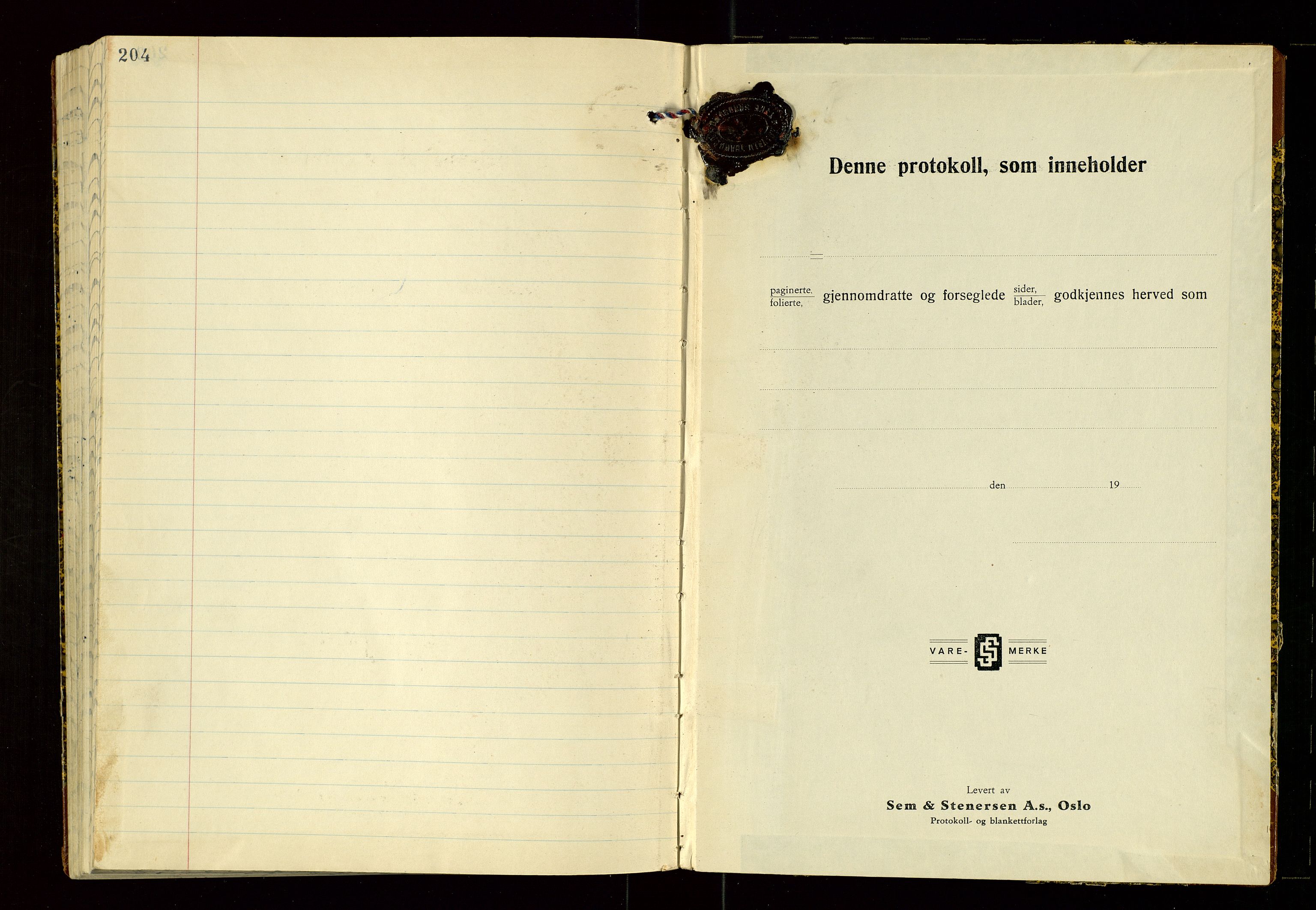 Ytre Sandsvær lensmannskontor, AV/SAKO-A-523/H/Ha/L0005: Dødsanmeldelsesprotokoll 5, 1969-1972, p. 204