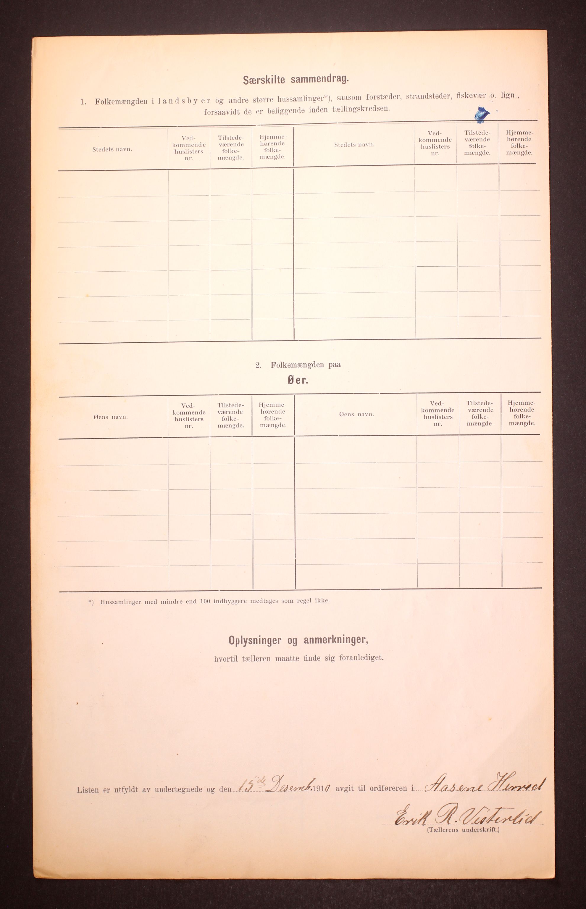 RA, 1910 census for Åsane, 1910, p. 12