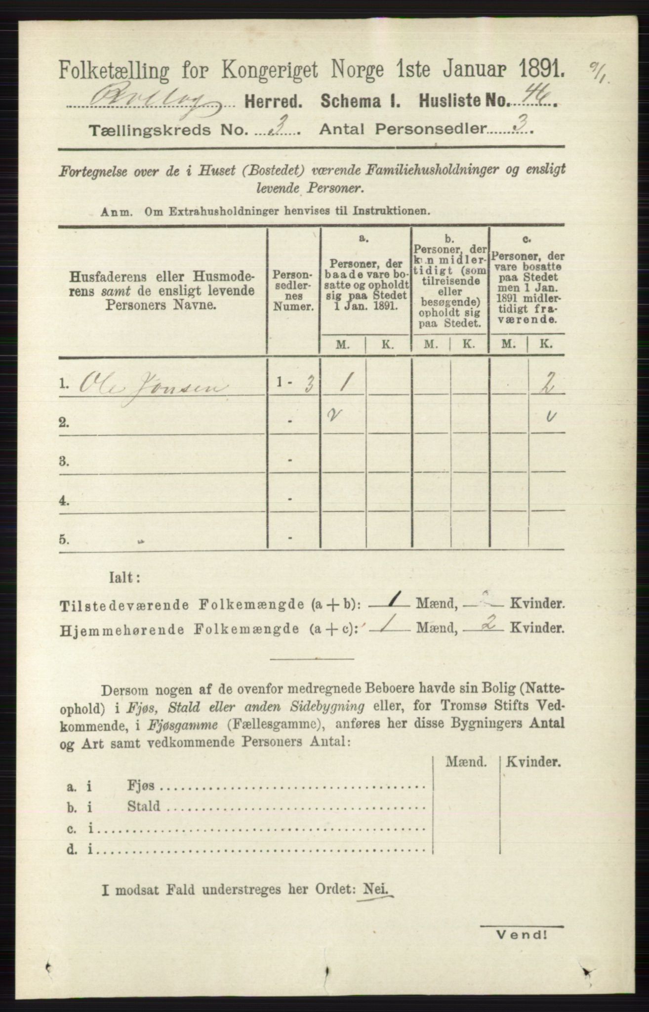 RA, 1891 census for 0632 Rollag, 1891, p. 913