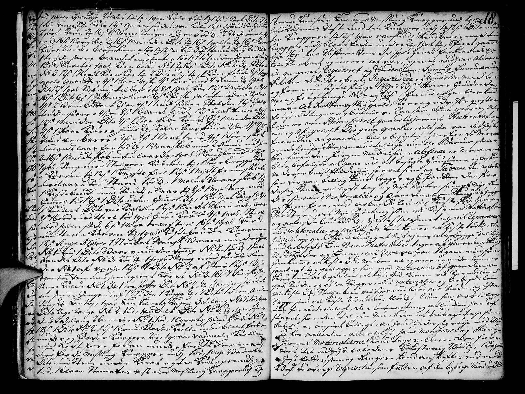 Follo sorenskriveri, SAO/A-10274/H/Hb/L0004: Skifteprotokoll, 1737-1743, p. 17b-18a