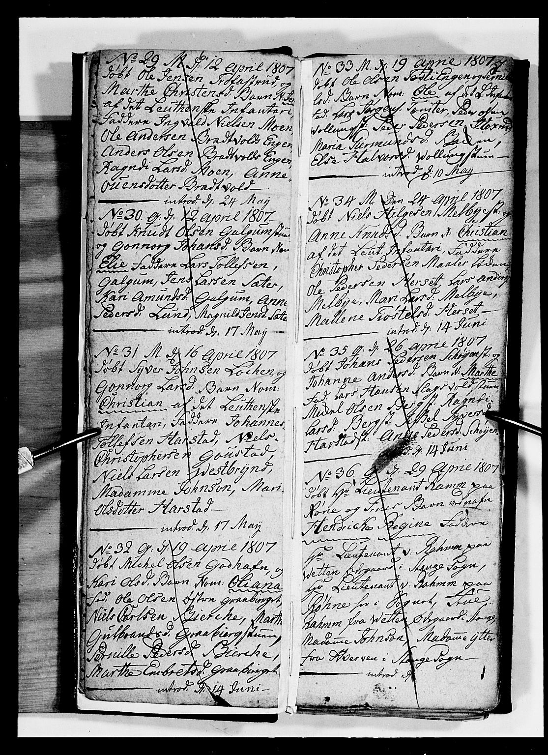 Romedal prestekontor, AV/SAH-PREST-004/L/L0004: Parish register (copy) no. 4, 1807-1814, p. 6-7
