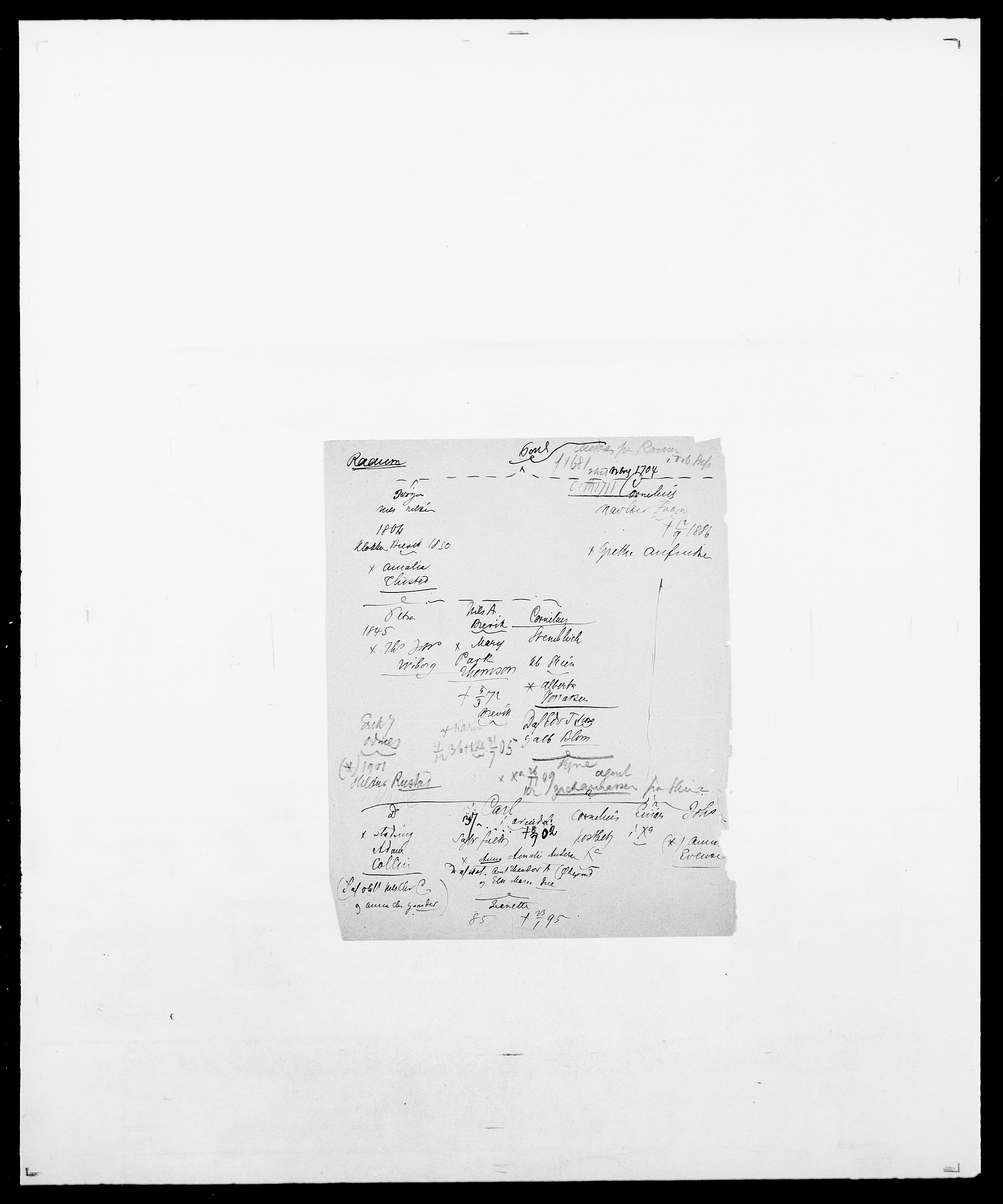 Delgobe, Charles Antoine - samling, AV/SAO-PAO-0038/D/Da/L0031: de Place - Raaum, p. 540