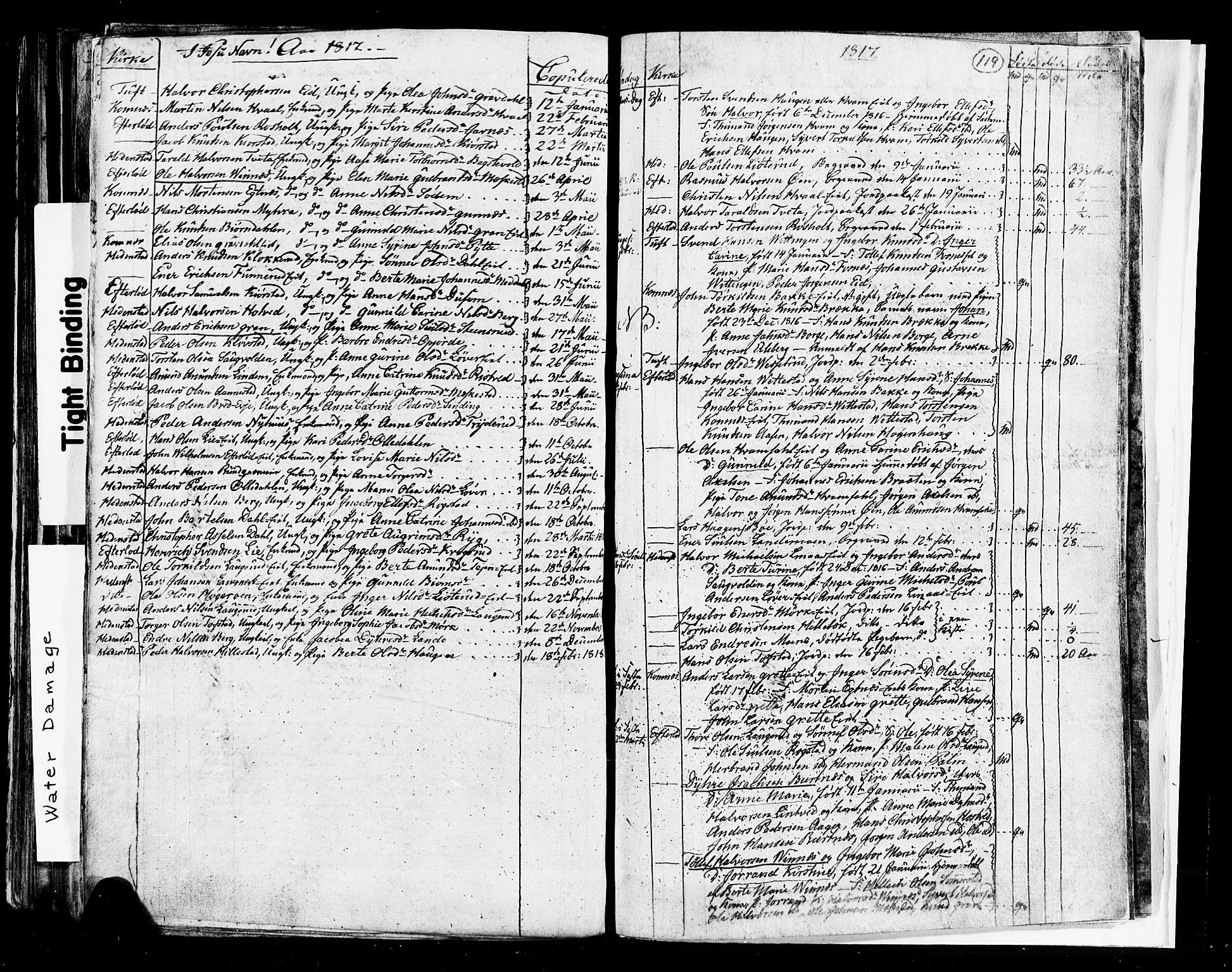 Sandsvær kirkebøker, SAKO/A-244/G/Ga/L0002: Parish register (copy) no. I 2, 1796-1817, p. 119