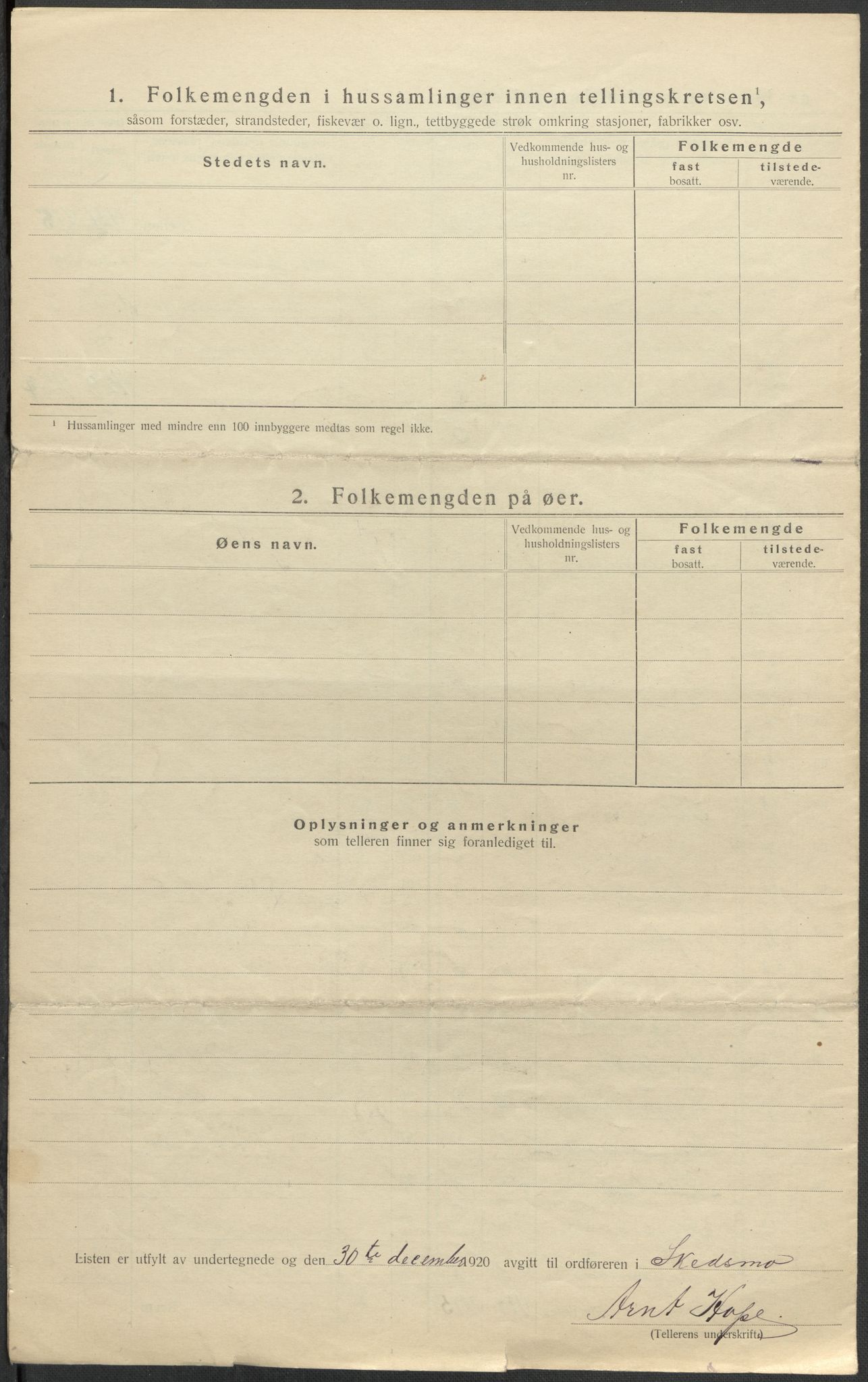 SAO, 1920 census for Skedsmo, 1920, p. 19