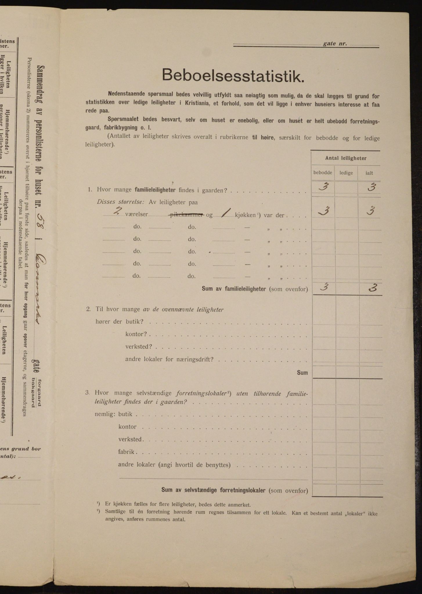 OBA, Municipal Census 1912 for Kristiania, 1912, p. 14963