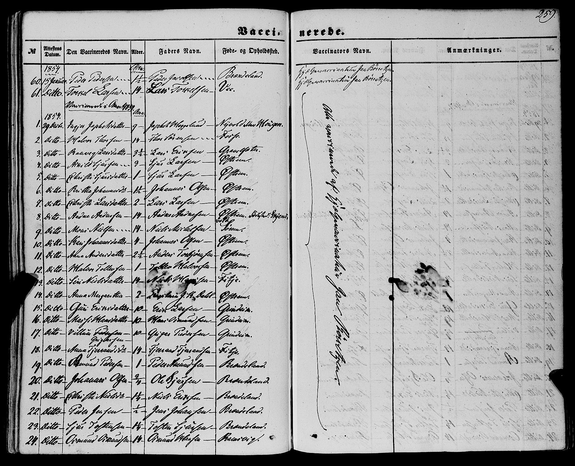 Etne sokneprestembete, AV/SAB-A-75001/H/Haa: Parish register (official) no. A 8, 1848-1862, p. 259