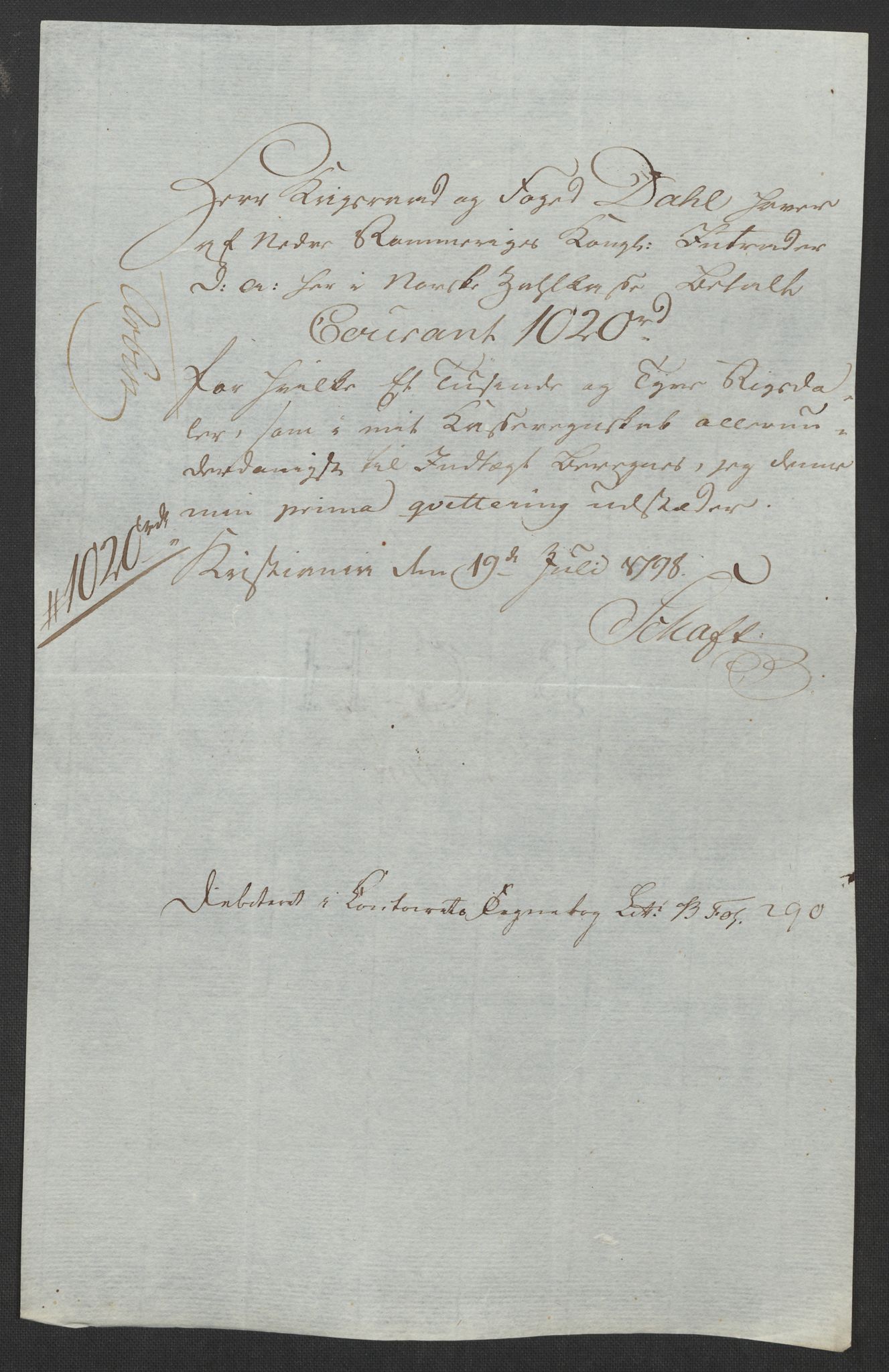 Rentekammeret inntil 1814, Reviderte regnskaper, Fogderegnskap, AV/RA-EA-4092/R11/L0674: Fogderegnskap Nedre Romerike, 1798, p. 440