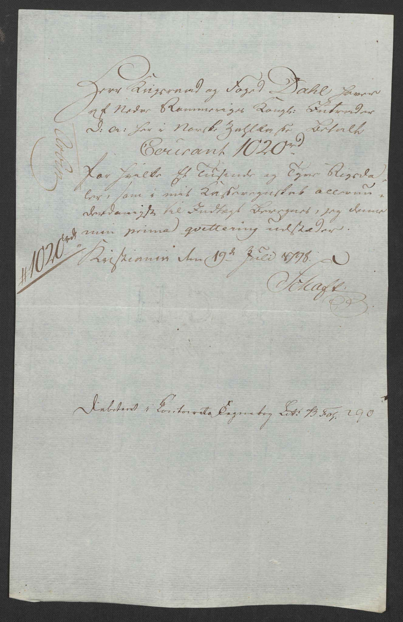 Rentekammeret inntil 1814, Reviderte regnskaper, Fogderegnskap, RA/EA-4092/R11/L0674: Fogderegnskap Nedre Romerike, 1798, p. 440