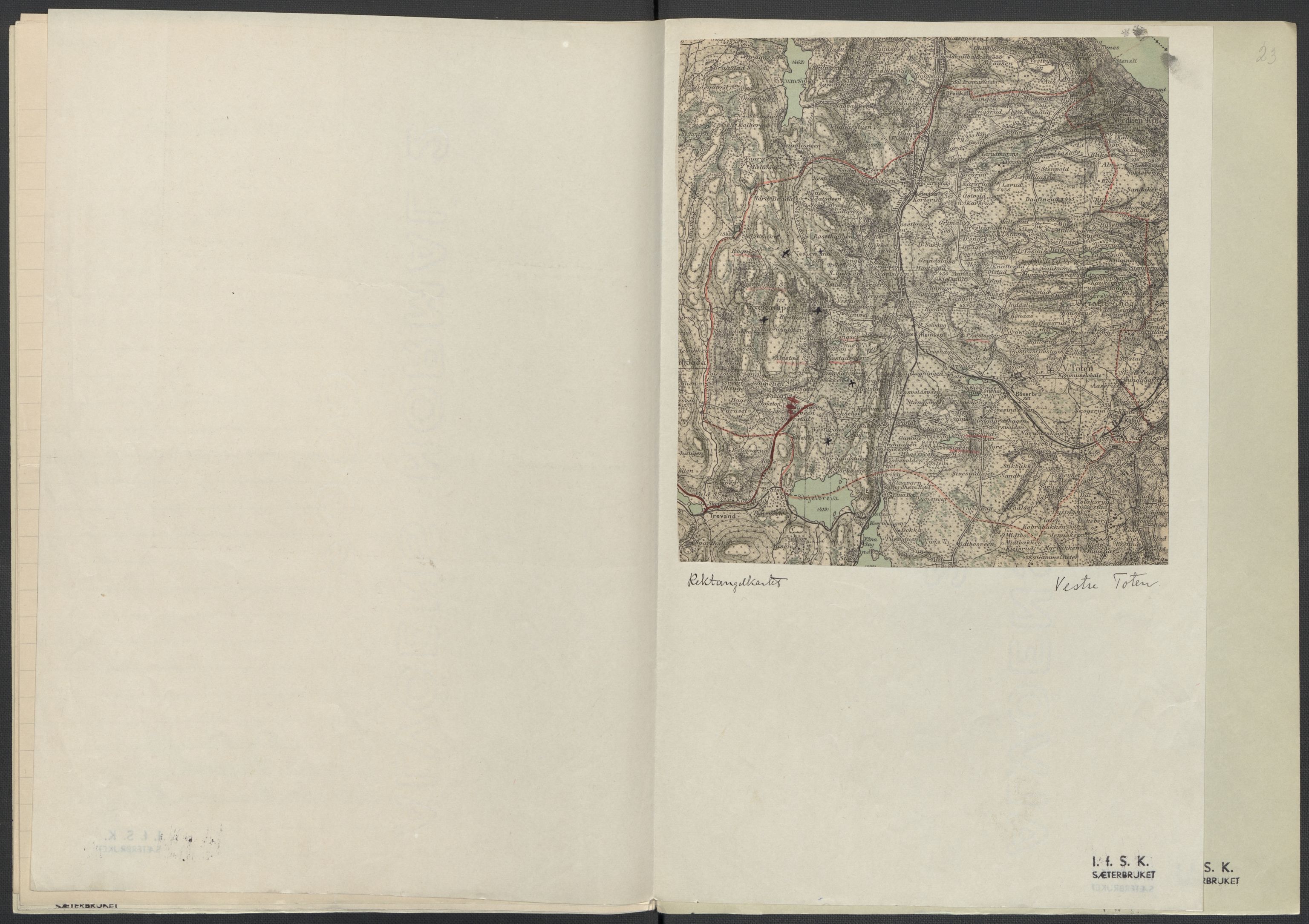 Instituttet for sammenlignende kulturforskning, AV/RA-PA-0424/F/Fc/L0004/0003: Eske B4: / Oppland (perm IX), 1933-1935, p. 23