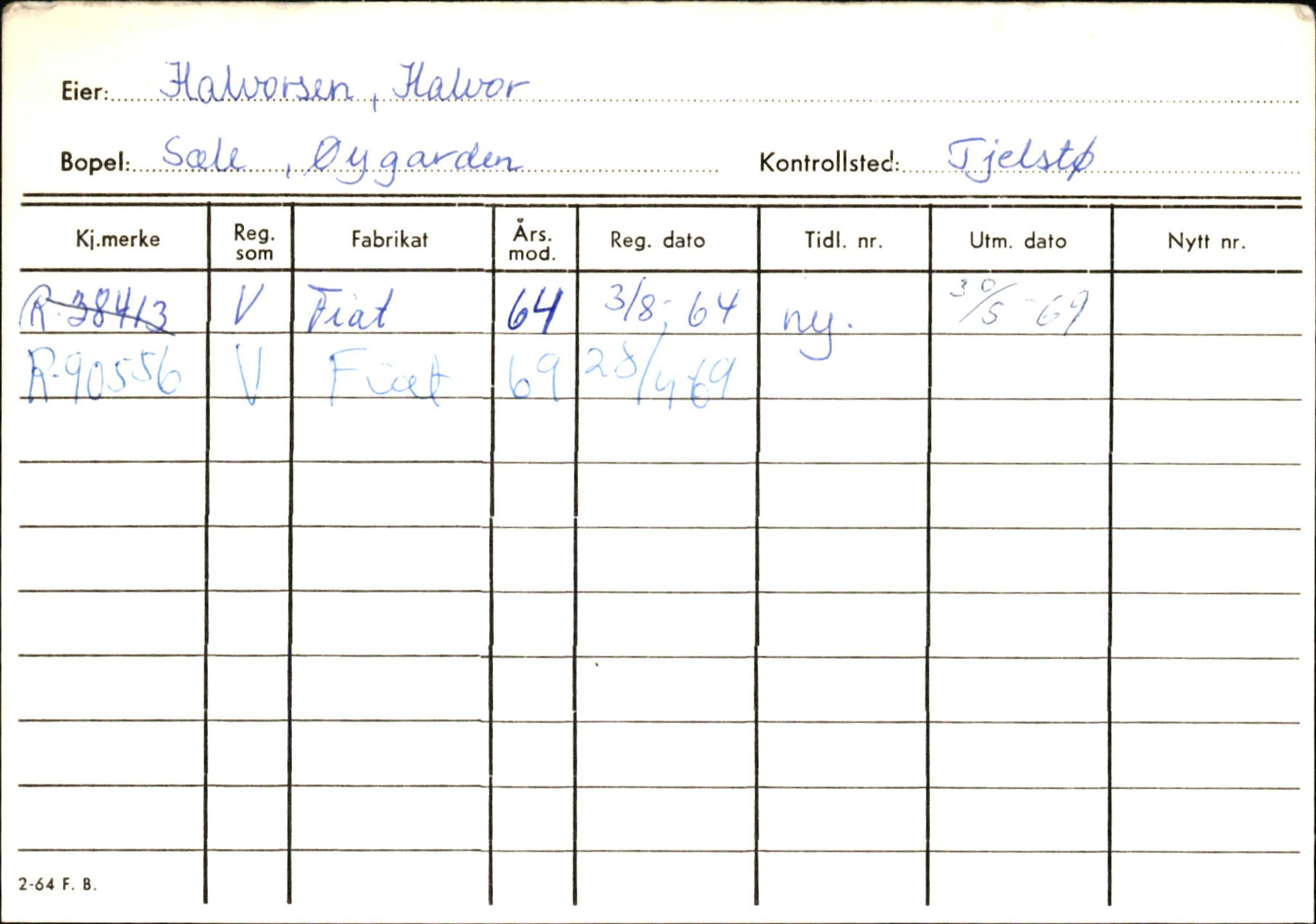 Statens vegvesen, Hordaland vegkontor, AV/SAB-A-5201/2/Ha/L0018: R-eierkort H, 1920-1971, p. 338