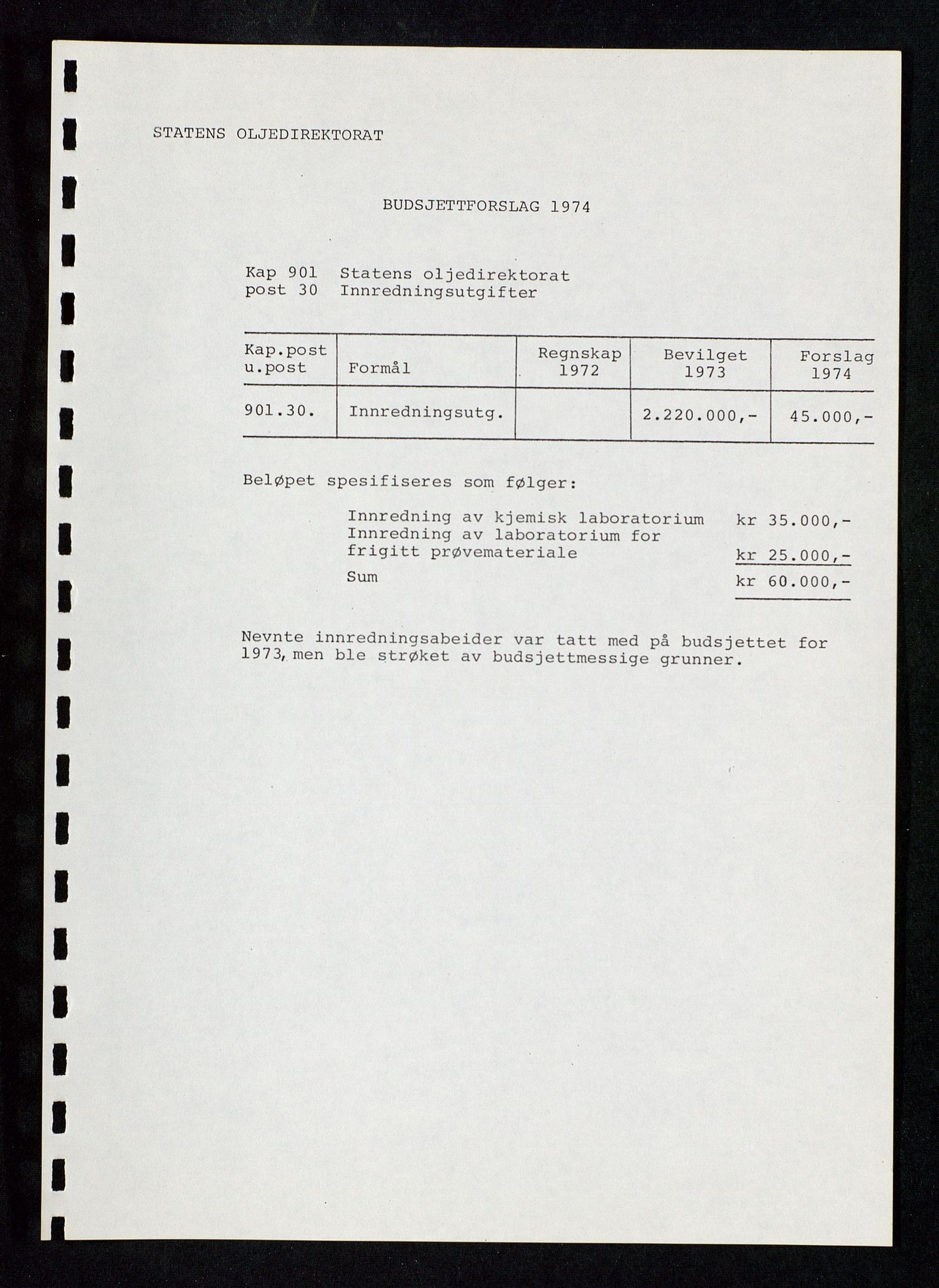 Industridepartementet, Oljekontoret, AV/SAST-A-101348/Db/L0002: Oljevernrådet, Styret i OD, leieforhold, div., 1966-1973, p. 193