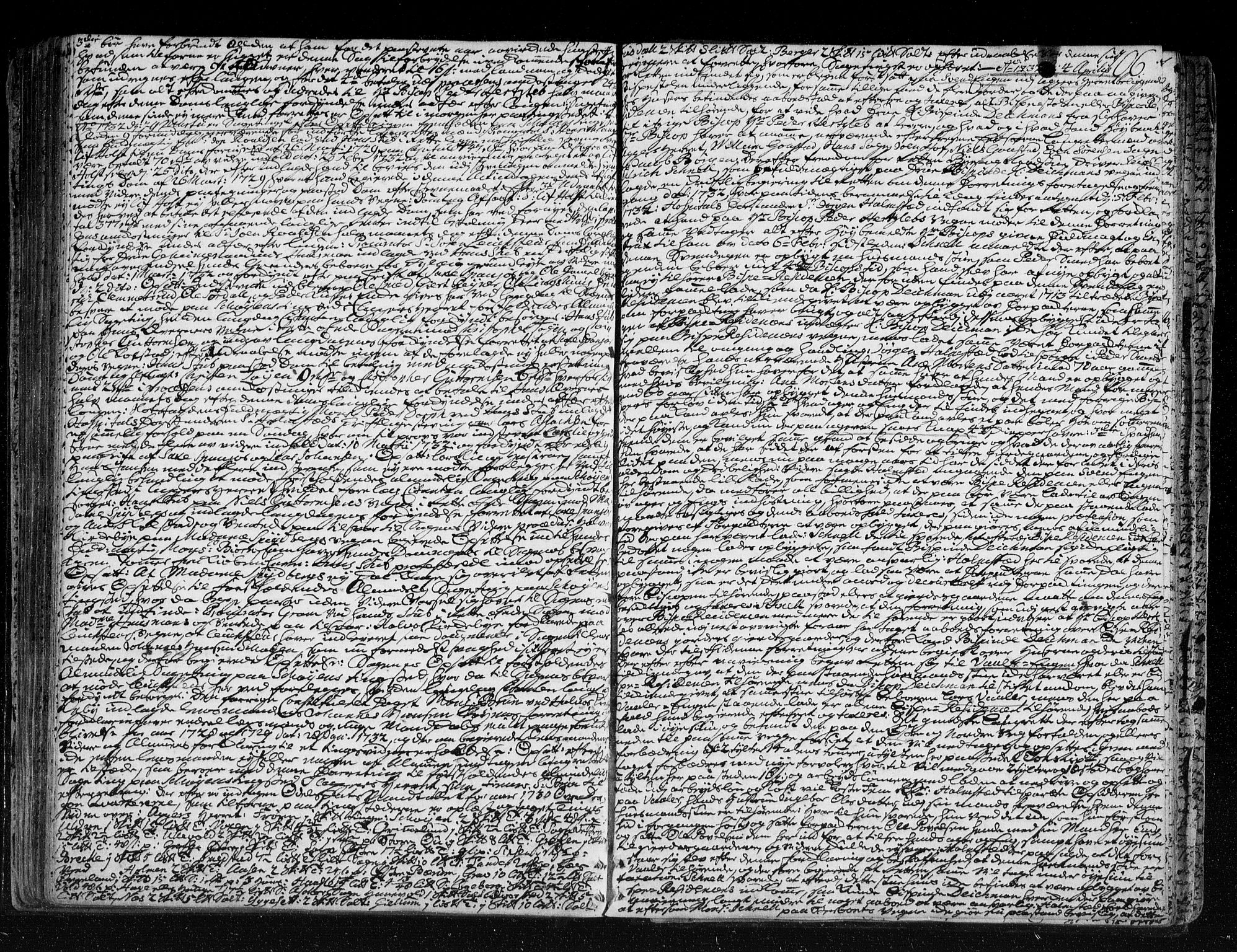 Aker sorenskriveri, SAO/A-10895/F/Fb/L0035: Tingbok, 1729-1733, p. 105b-106a
