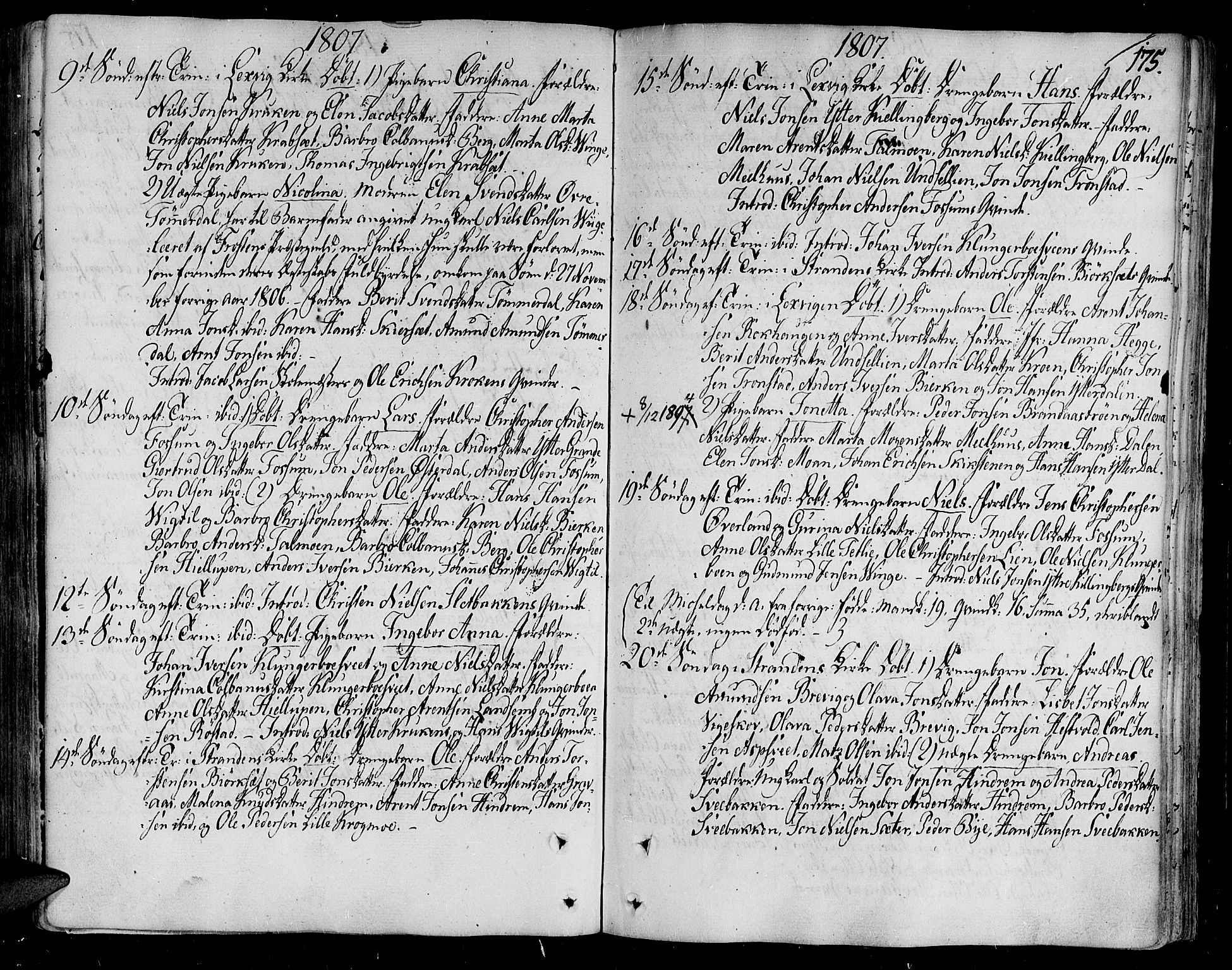 Ministerialprotokoller, klokkerbøker og fødselsregistre - Nord-Trøndelag, SAT/A-1458/701/L0004: Parish register (official) no. 701A04, 1783-1816, p. 175