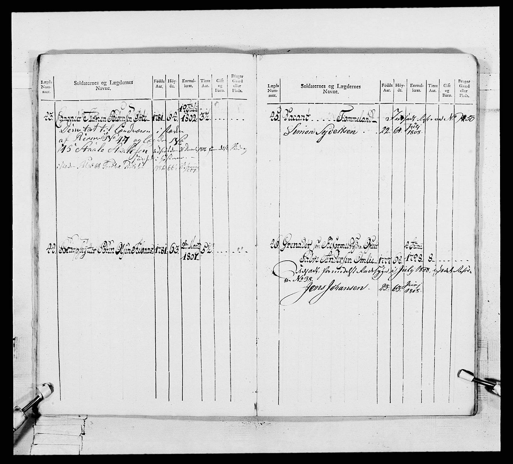Generalitets- og kommissariatskollegiet, Det kongelige norske kommissariatskollegium, AV/RA-EA-5420/E/Eh/L0109: Vesterlenske nasjonale infanteriregiment, 1806, p. 333