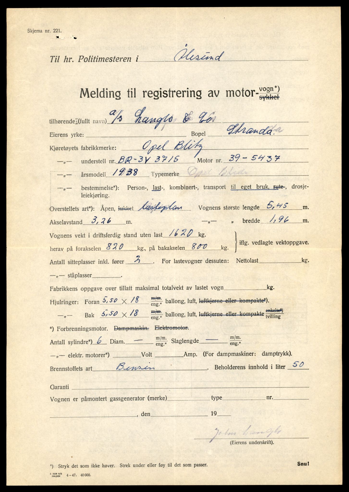 Møre og Romsdal vegkontor - Ålesund trafikkstasjon, AV/SAT-A-4099/F/Fe/L0019: Registreringskort for kjøretøy T 10228 - T 10350, 1927-1998, p. 281