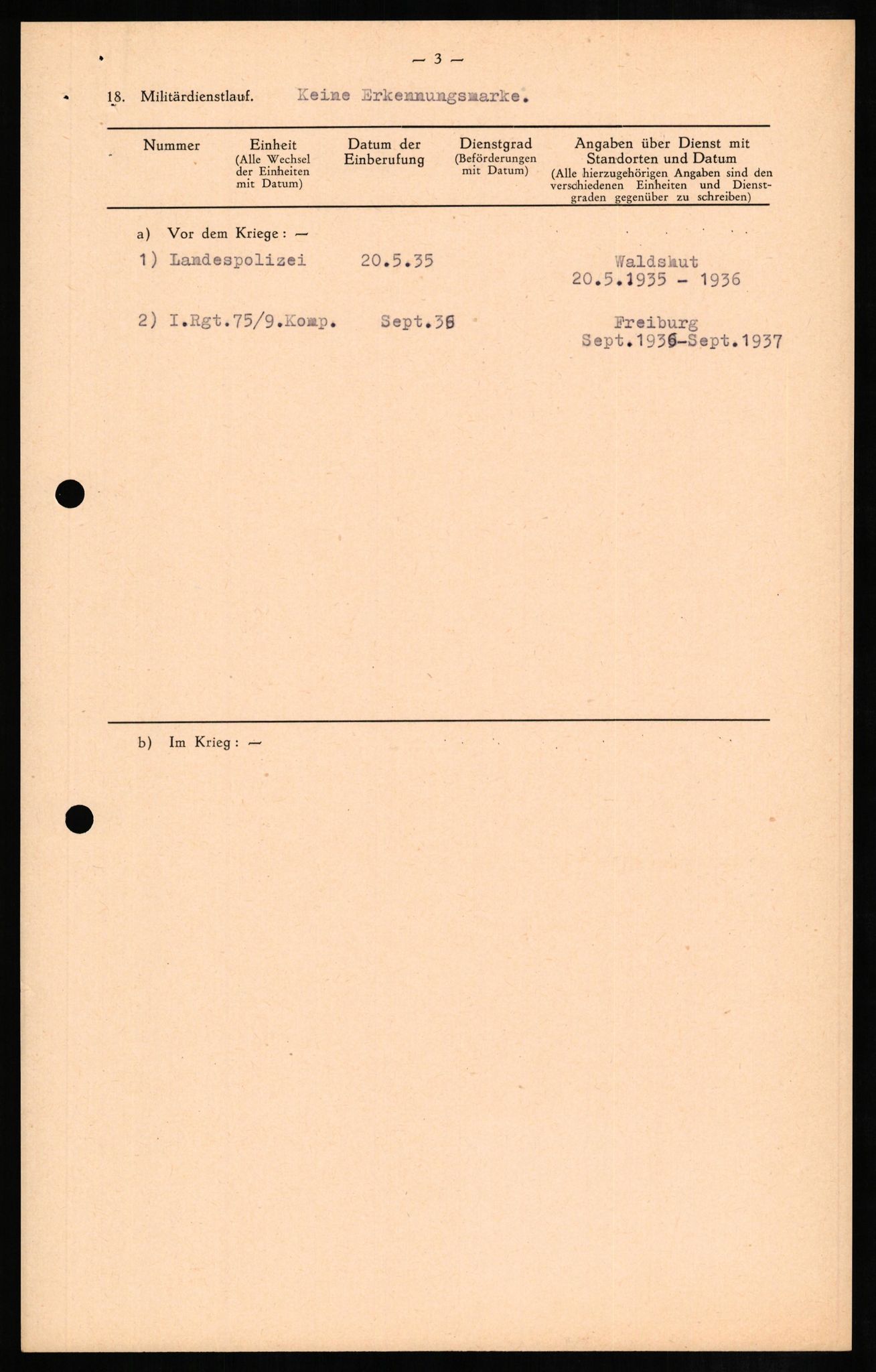 Forsvaret, Forsvarets overkommando II, RA/RAFA-3915/D/Db/L0007: CI Questionaires. Tyske okkupasjonsstyrker i Norge. Tyskere., 1945-1946, p. 323