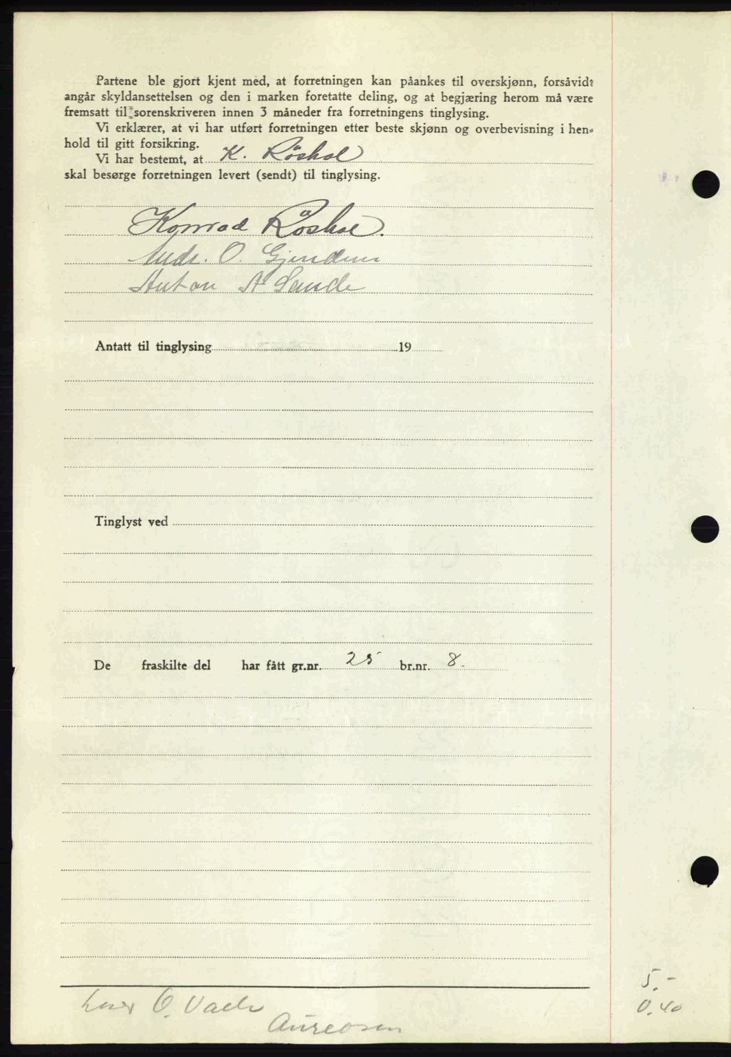 Romsdal sorenskriveri, AV/SAT-A-4149/1/2/2C: Mortgage book no. A14, 1943-1943, Diary no: : 1551/1943