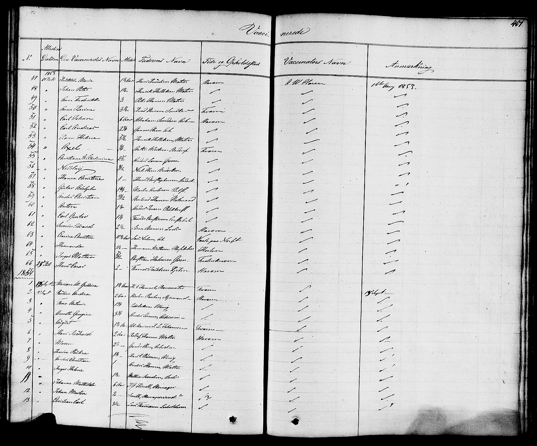 Stavern kirkebøker, AV/SAKO-A-318/F/Fa/L0007: Parish register (official) no. 7, 1840-1877, p. 401