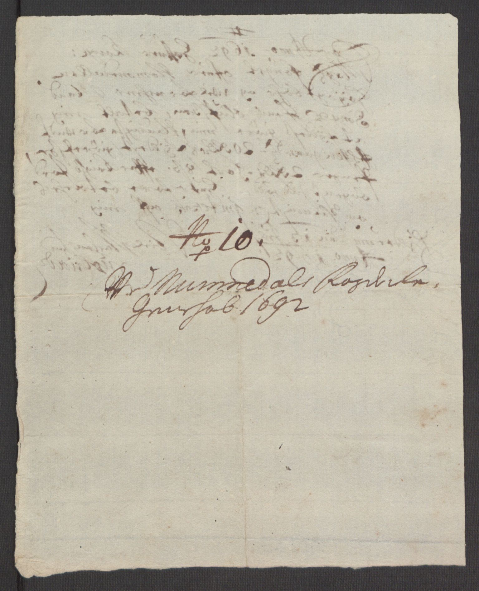 Rentekammeret inntil 1814, Reviderte regnskaper, Fogderegnskap, AV/RA-EA-4092/R64/L4424: Fogderegnskap Namdal, 1692-1695, p. 154