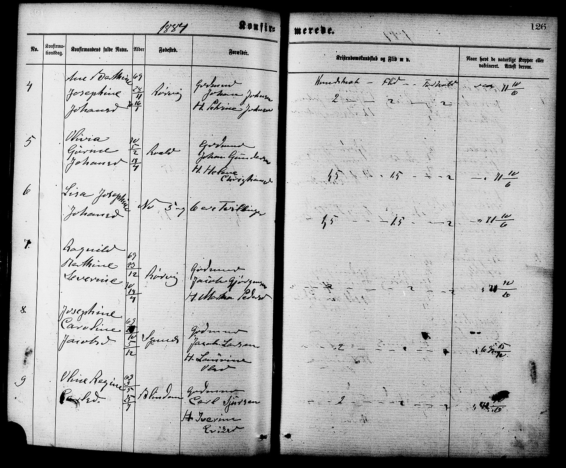 Ministerialprotokoller, klokkerbøker og fødselsregistre - Møre og Romsdal, AV/SAT-A-1454/537/L0519: Parish register (official) no. 537A03, 1876-1889, p. 126