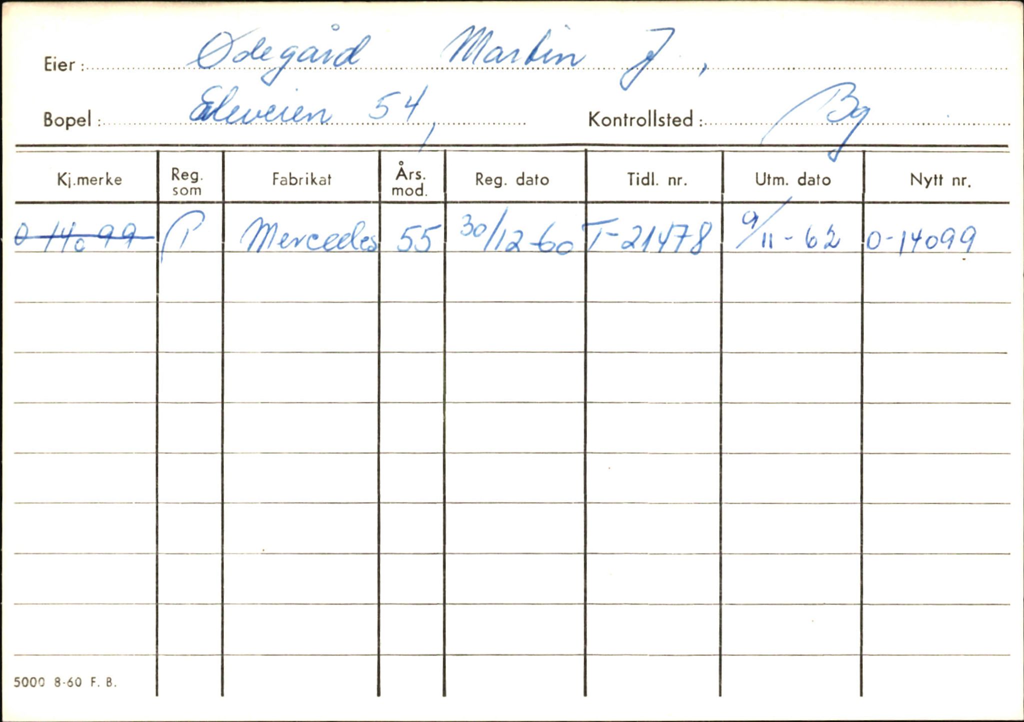 Statens vegvesen, Hordaland vegkontor, AV/SAB-A-5201/2/Hb/L0037: O-eierkort W-P, 1920-1971, p. 1045