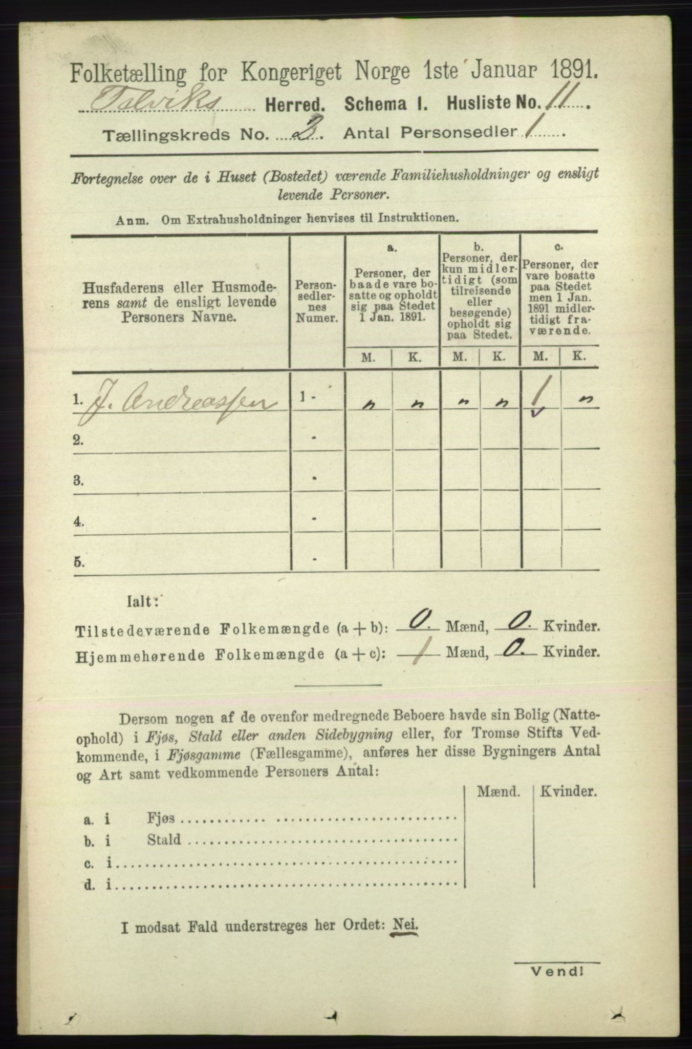 RA, 1891 census for 2013 Talvik, 1891, p. 518