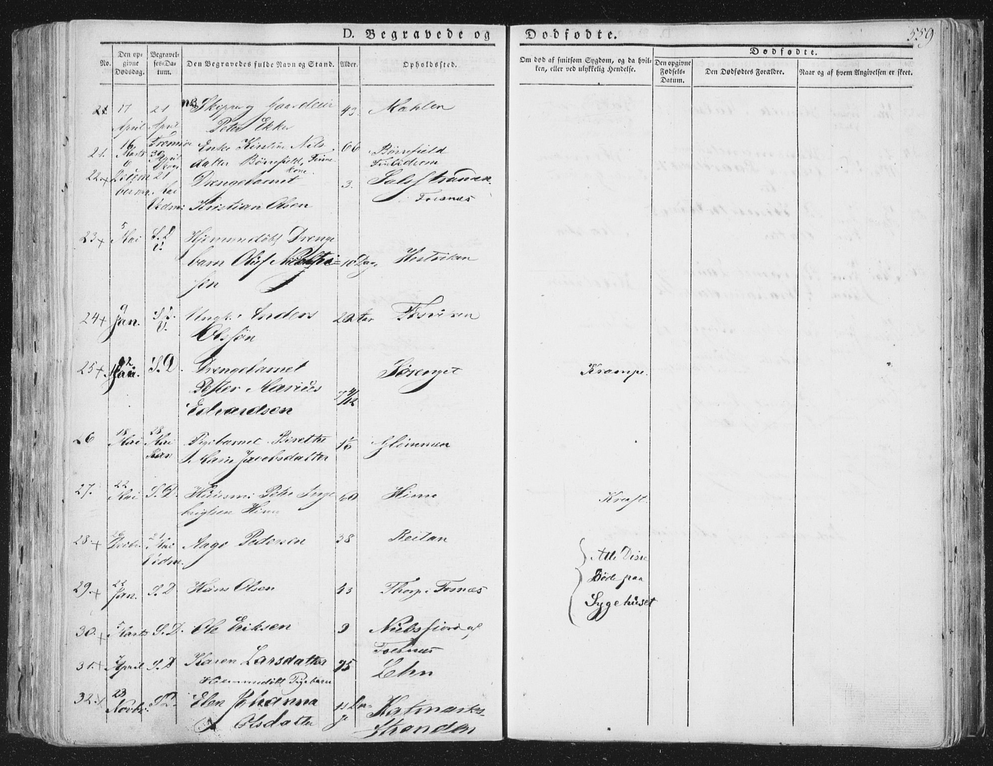 Ministerialprotokoller, klokkerbøker og fødselsregistre - Nord-Trøndelag, AV/SAT-A-1458/764/L0552: Parish register (official) no. 764A07b, 1824-1865, p. 559