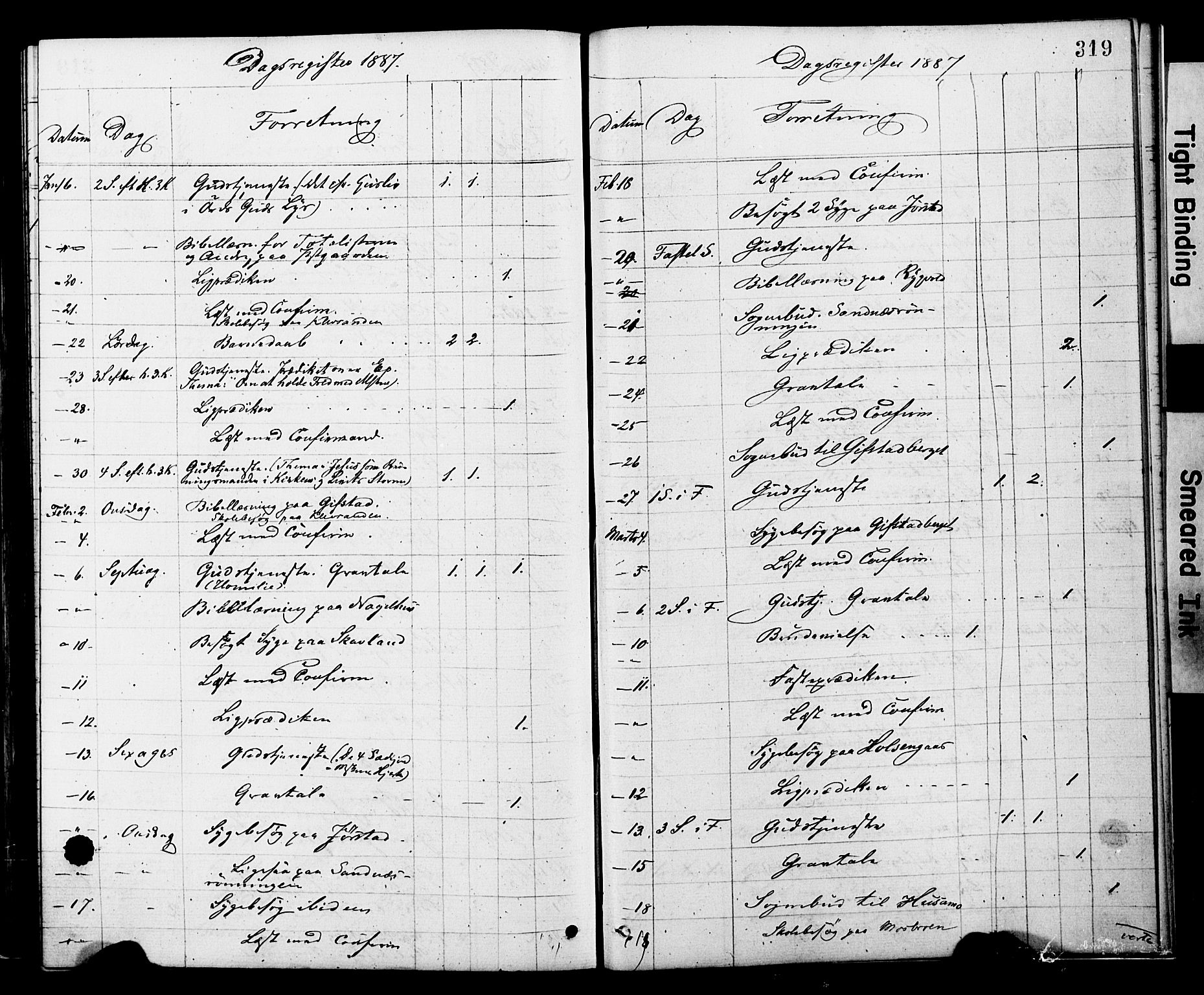 Ministerialprotokoller, klokkerbøker og fødselsregistre - Nord-Trøndelag, SAT/A-1458/749/L0473: Parish register (official) no. 749A07, 1873-1887, p. 319