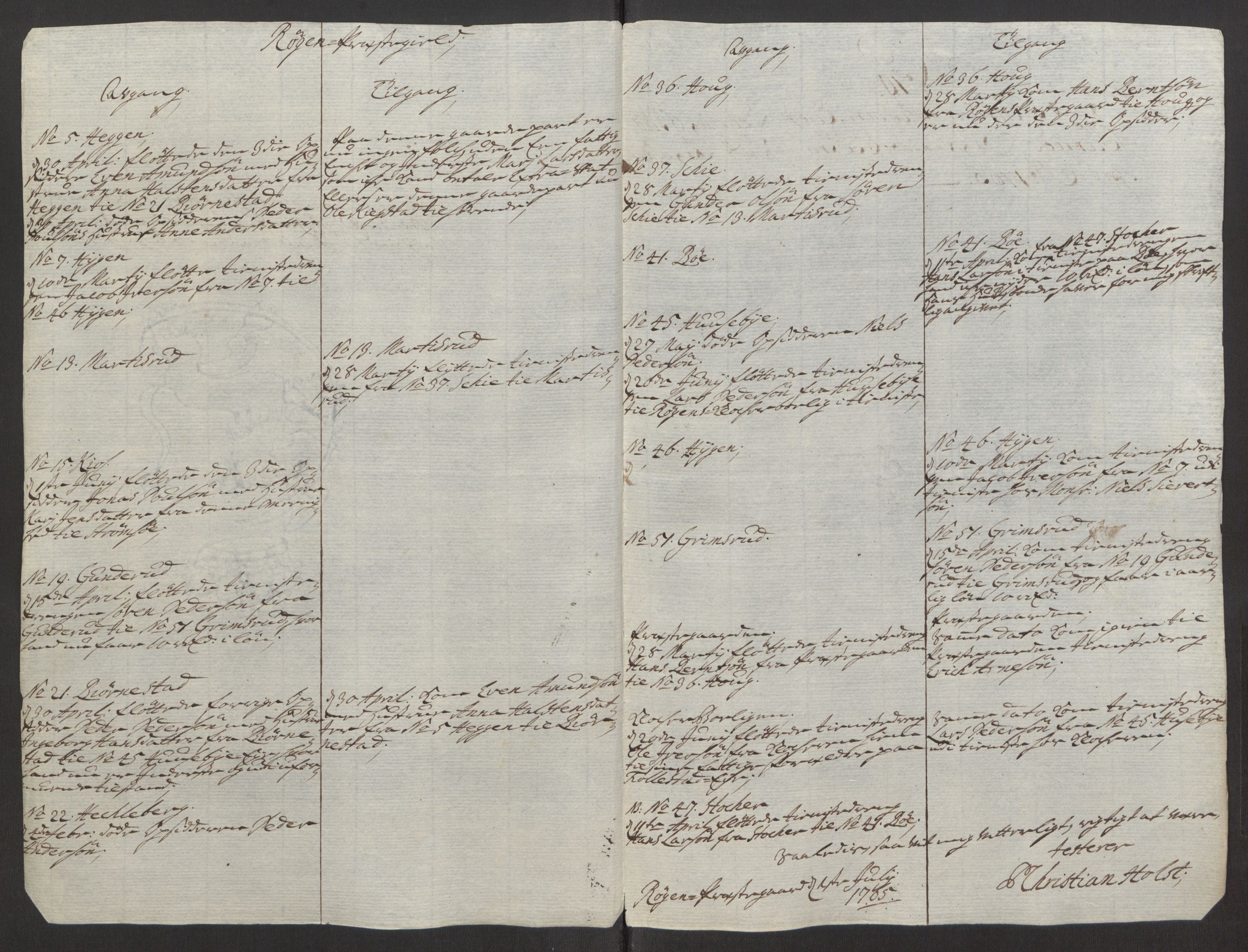 Rentekammeret inntil 1814, Reviderte regnskaper, Fogderegnskap, RA/EA-4092/R31/L1834: Ekstraskatten Hurum, Røyken, Eiker, Lier og Buskerud, 1765, p. 409