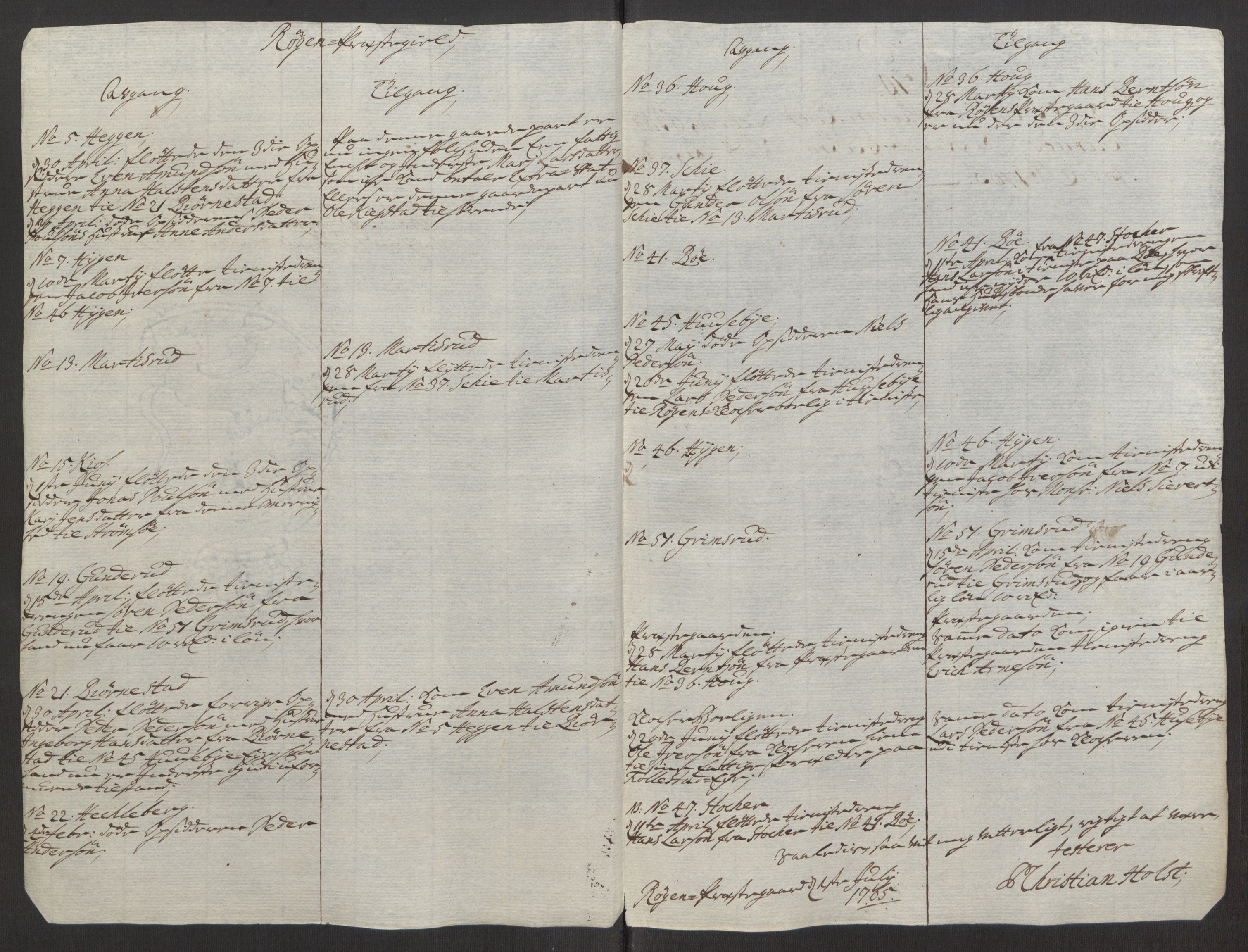 Rentekammeret inntil 1814, Reviderte regnskaper, Fogderegnskap, AV/RA-EA-4092/R31/L1834: Ekstraskatten Hurum, Røyken, Eiker, Lier og Buskerud, 1765, p. 409