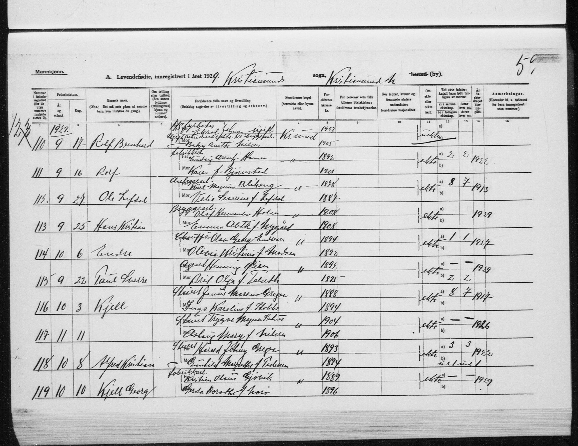 Ministerialprotokoller, klokkerbøker og fødselsregistre - Møre og Romsdal, AV/SAT-A-1454/572/L0864: Parish register (official) no. 572D08, 1921-1935