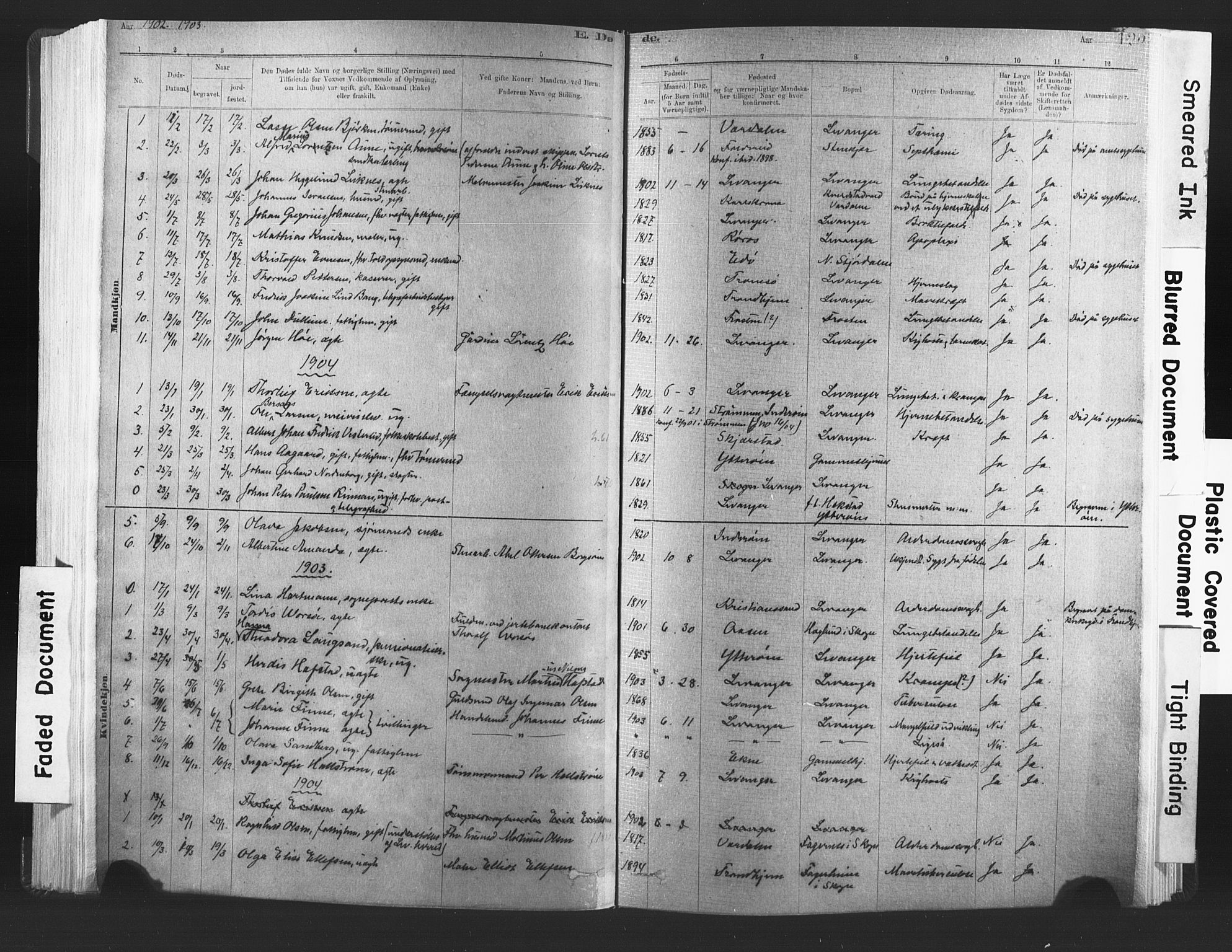 Ministerialprotokoller, klokkerbøker og fødselsregistre - Nord-Trøndelag, SAT/A-1458/720/L0189: Parish register (official) no. 720A05, 1880-1911, p. 125