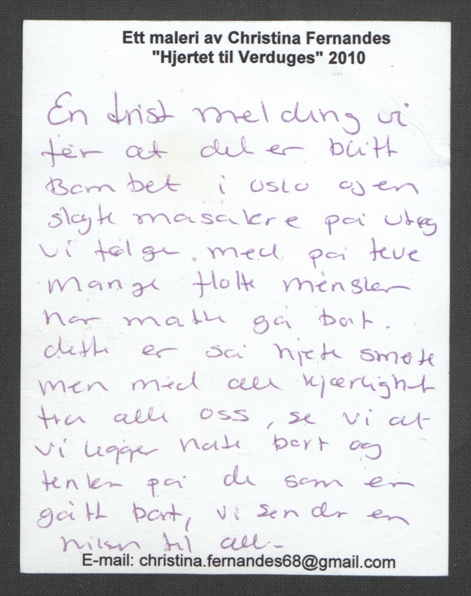 Minnemateriale etter 22.07.2011, RA/S-6313/00/A/L0001: Minnemateriale utvalgt for publisering i forbindelse med ettårsmarkeringen, 2011, p. 547