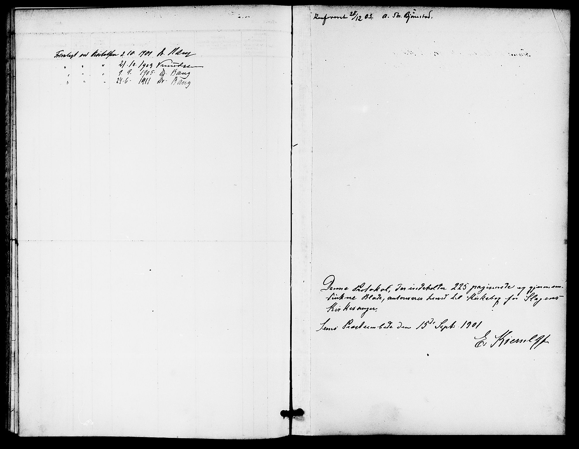 Sem kirkebøker, SAKO/A-5/G/Gb/L0003: Parish register (copy) no. II 3, 1900-1913