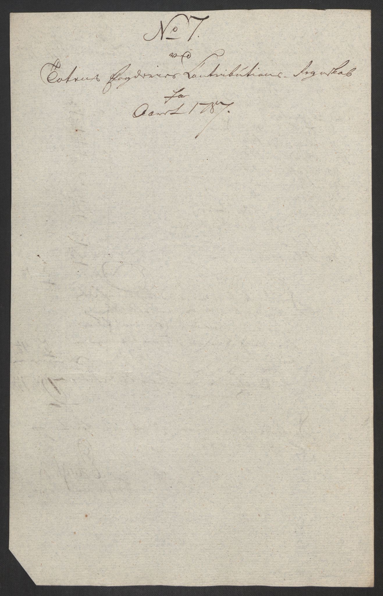 Rentekammeret inntil 1814, Reviderte regnskaper, Fogderegnskap, RA/EA-4092/R19/L1374: Fogderegnskap Toten, Hadeland og Vardal, 1787, p. 54