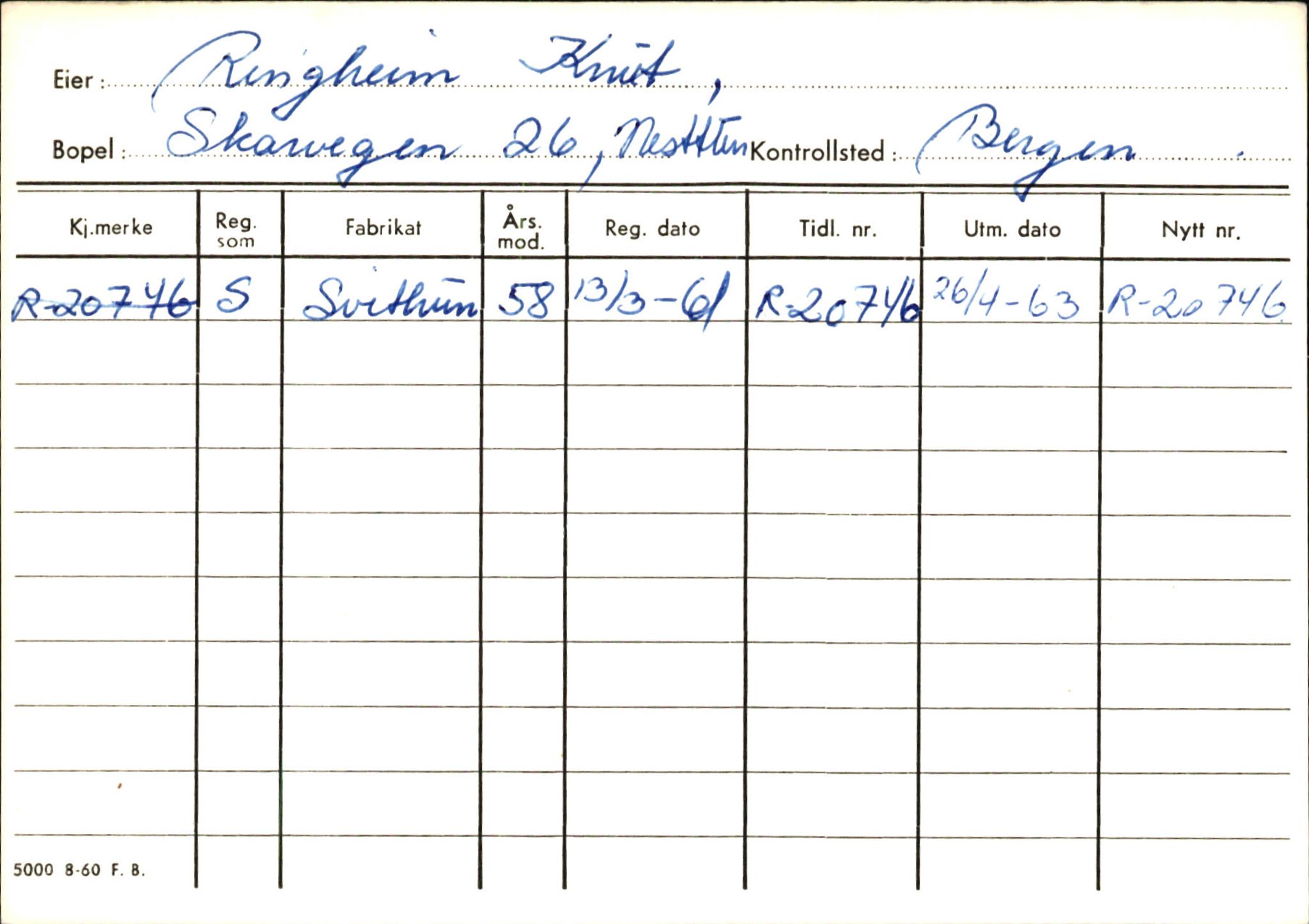 Statens vegvesen, Hordaland vegkontor, AV/SAB-A-5201/2/Ha/L0045: R-eierkort R, 1920-1971, p. 55