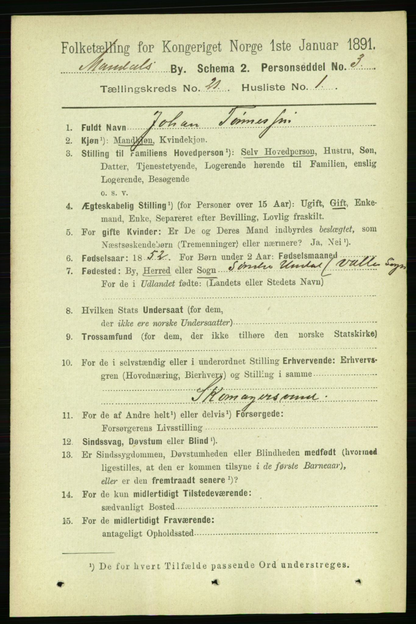 RA, 1891 census for 1002 Mandal, 1891, p. 4063