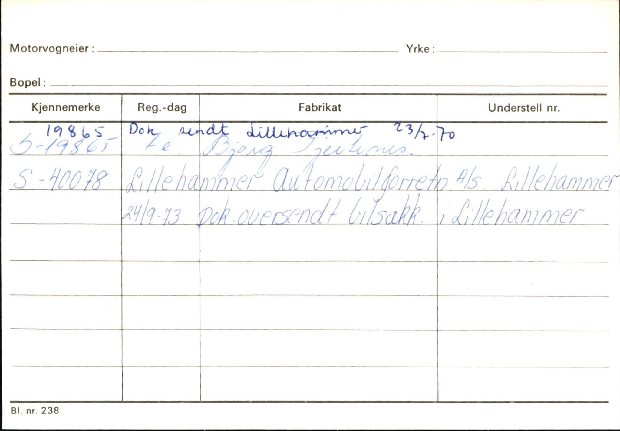 Statens vegvesen, Sogn og Fjordane vegkontor, AV/SAB-A-5301/4/F/L0145: Registerkort Vågsøy S-Å. Årdal I-P, 1945-1975, p. 605