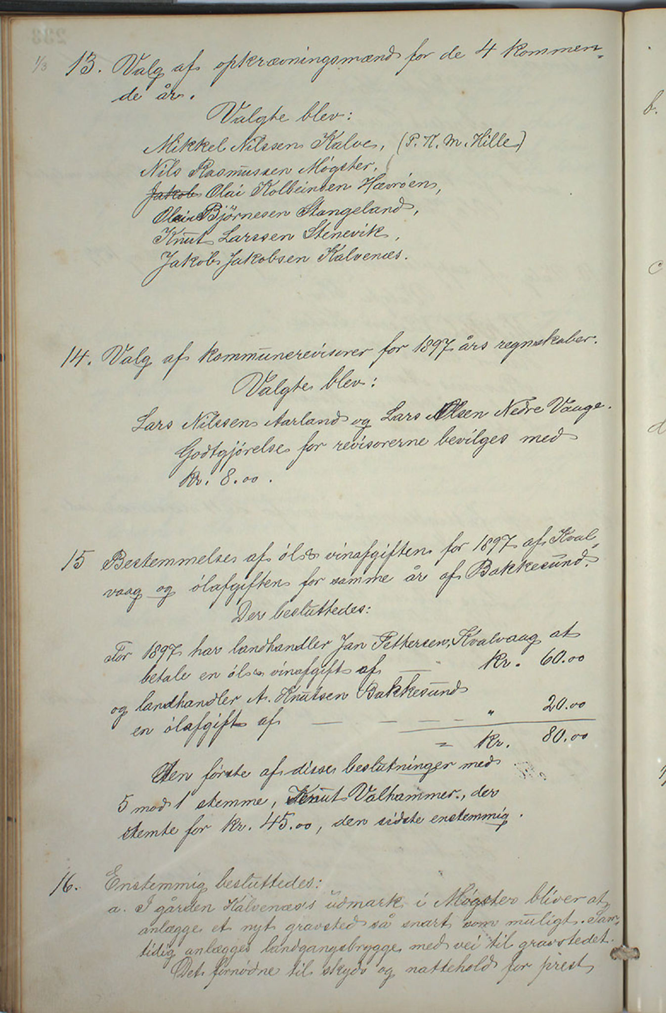 Austevoll kommune. Formannskapet, IKAH/1244-021/A/Aa/L0001: Forhandlingsprotokoll for heradstyret, 1886-1900, p. 465