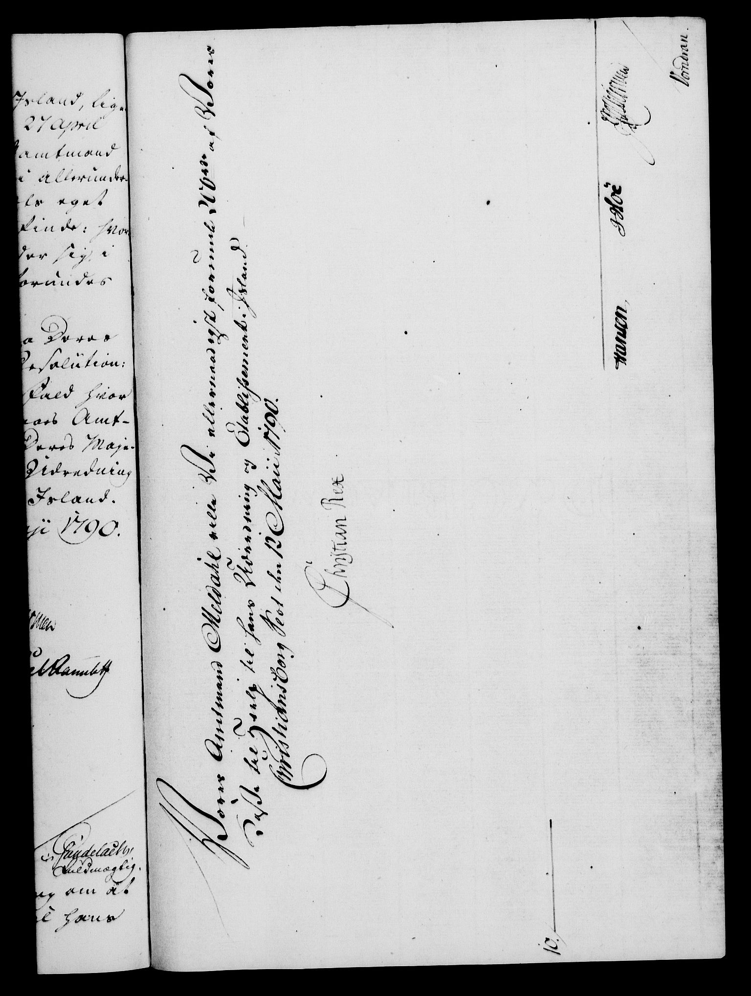 Rentekammeret, Kammerkanselliet, RA/EA-3111/G/Gf/Gfa/L0072: Norsk relasjons- og resolusjonsprotokoll (merket RK 52.72), 1790, p. 243