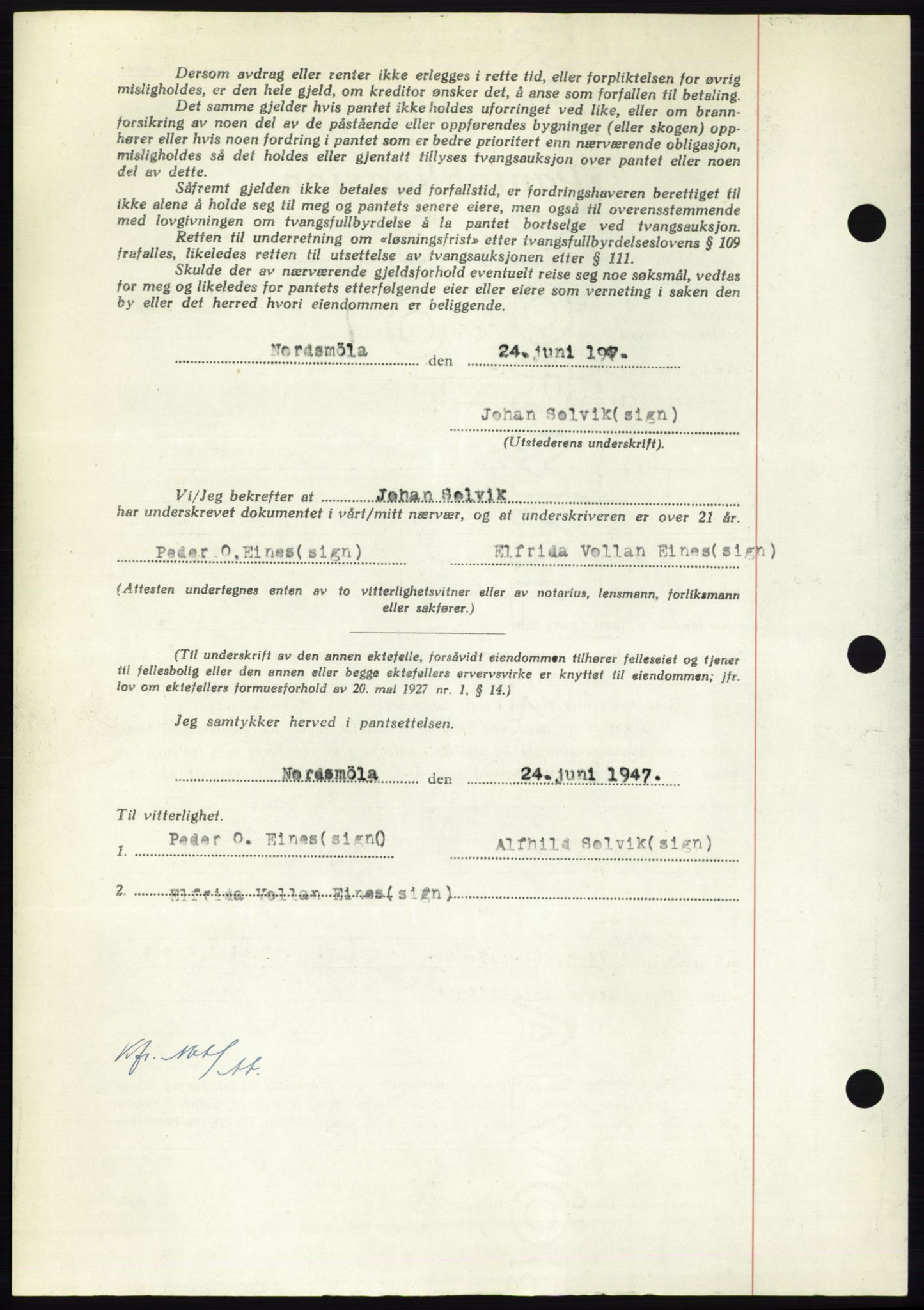 Nordmøre sorenskriveri, AV/SAT-A-4132/1/2/2Ca: Mortgage book no. B99, 1948-1948, Diary no: : 2556/1948