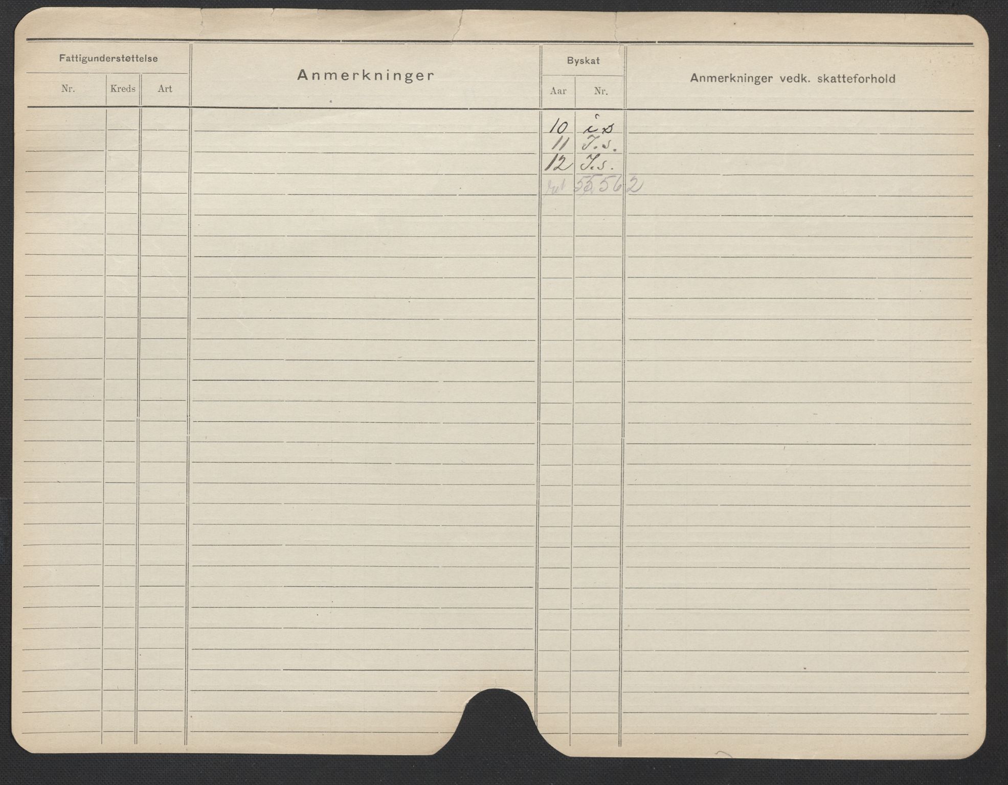 Oslo folkeregister, Registerkort, AV/SAO-A-11715/F/Fa/Fac/L0019: Kvinner, 1906-1914, p. 810b