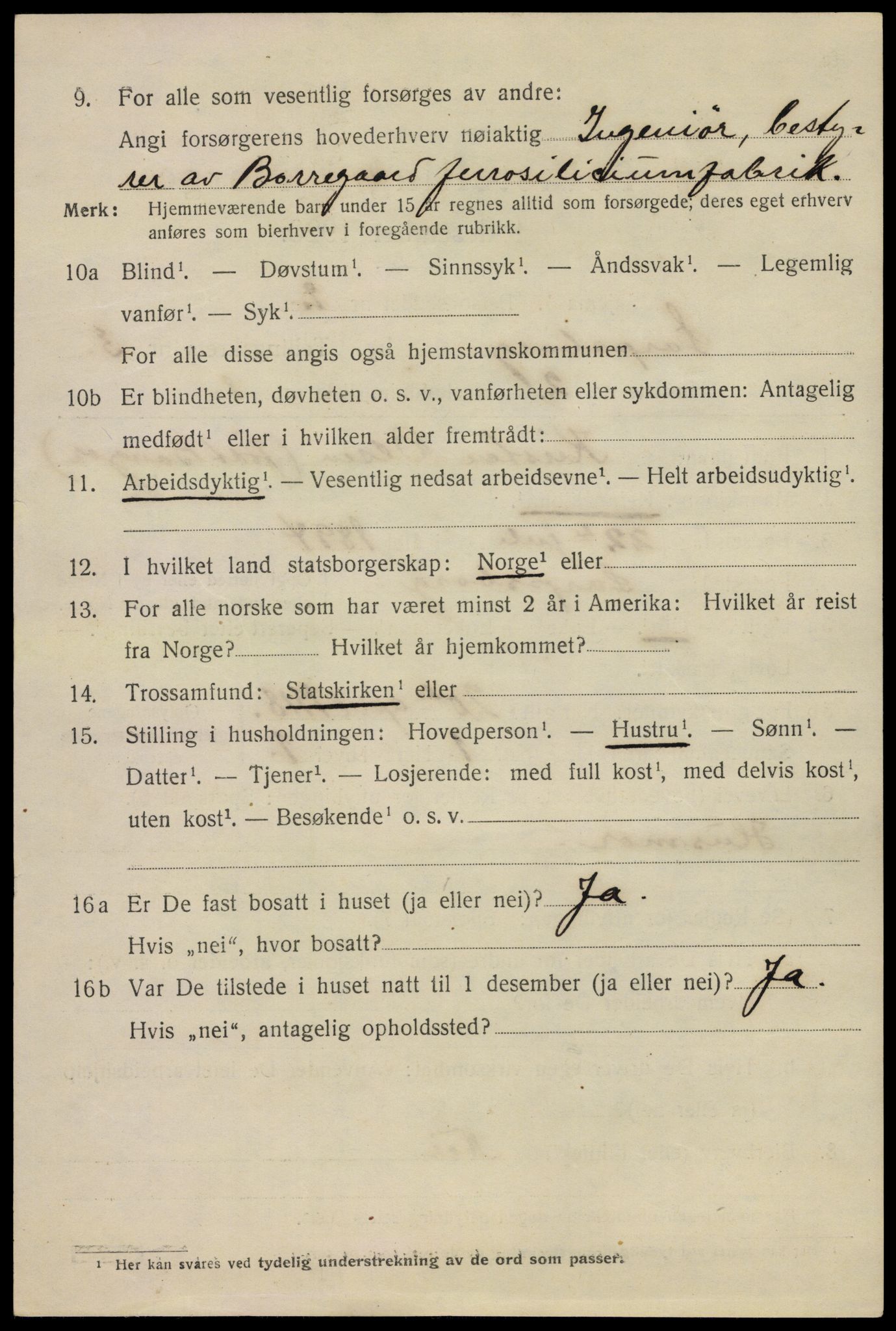 SAO, 1920 census for Sarpsborg, 1920, p. 10685