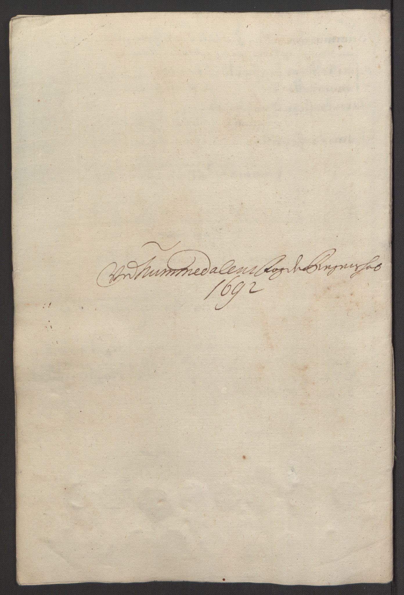 Rentekammeret inntil 1814, Reviderte regnskaper, Fogderegnskap, RA/EA-4092/R64/L4424: Fogderegnskap Namdal, 1692-1695, p. 109