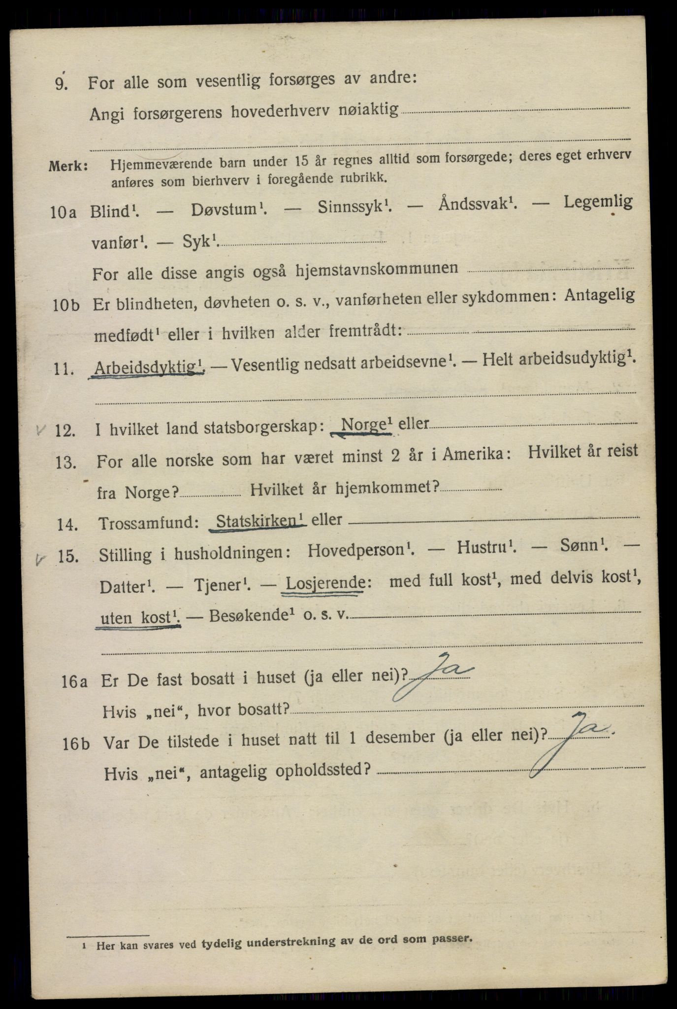 SAO, 1920 census for Kristiania, 1920, p. 302966