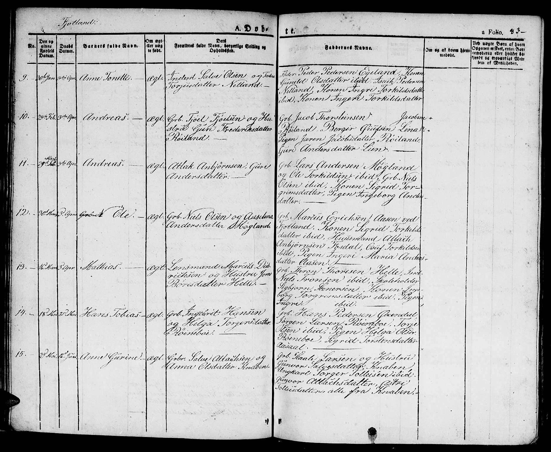 Hægebostad sokneprestkontor, AV/SAK-1111-0024/F/Fa/Faa/L0003: Parish register (official) no. A 3 /2, 1825-1840, p. 83